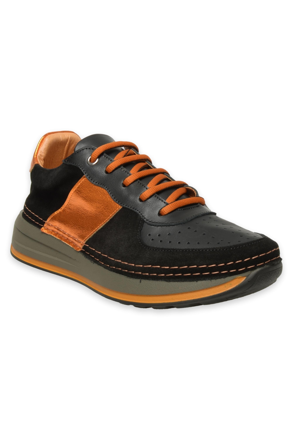 D24Ka-330 Günlük Siyah Kadın Ayakkabı - Görsel 3