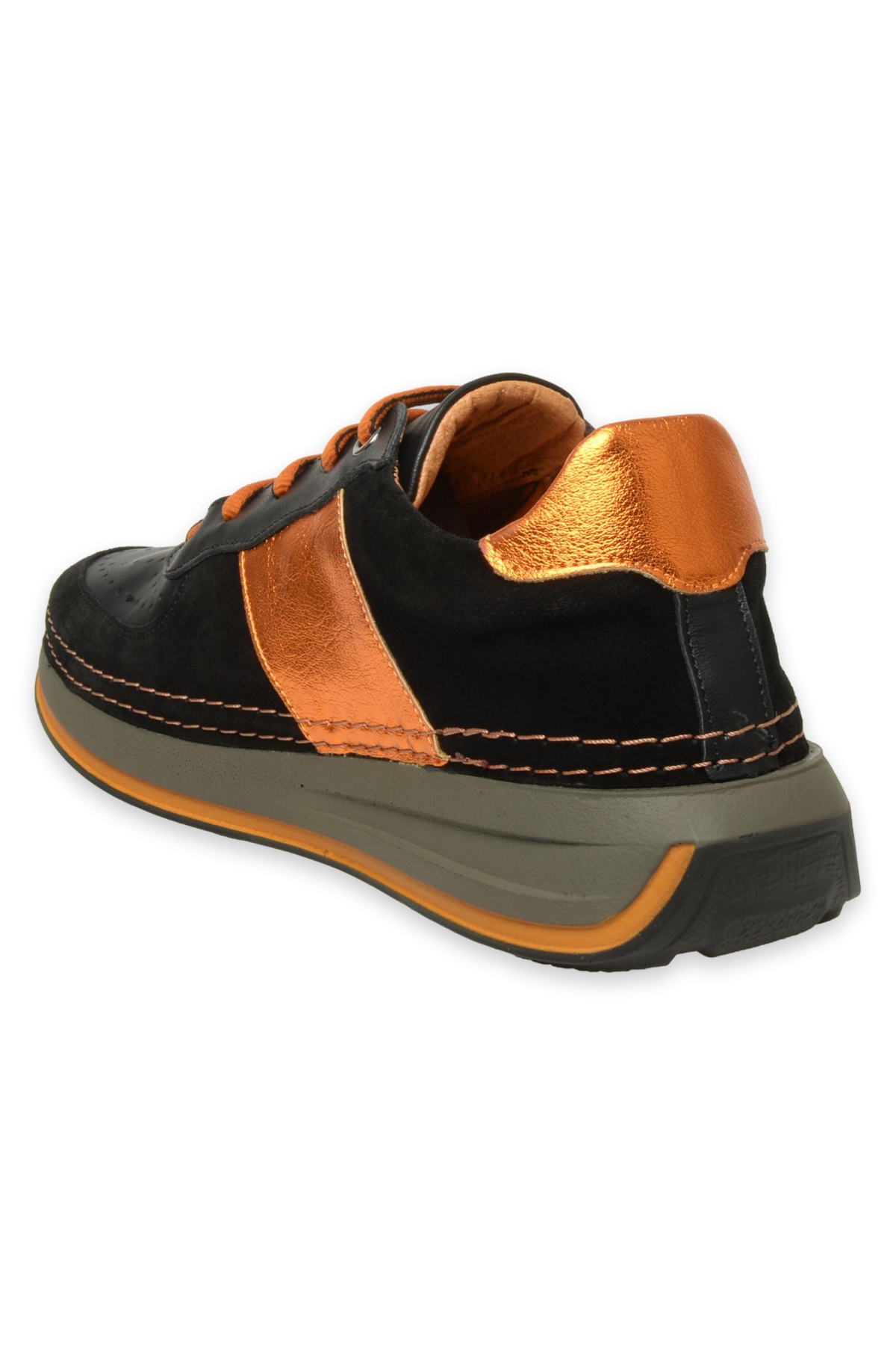 D24Ka-330 Günlük Siyah Kadın Ayakkabı - Görsel 5