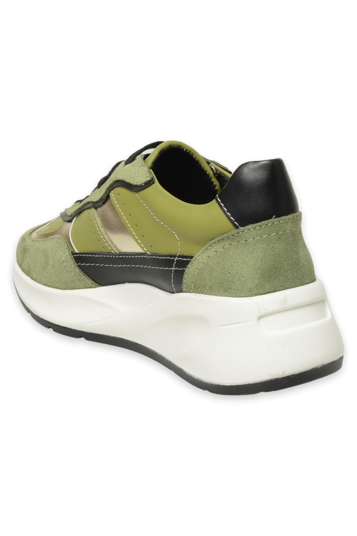 D24Ka-315 Günlük Haki Kadın Spor Ayakkabı - Görsel 5