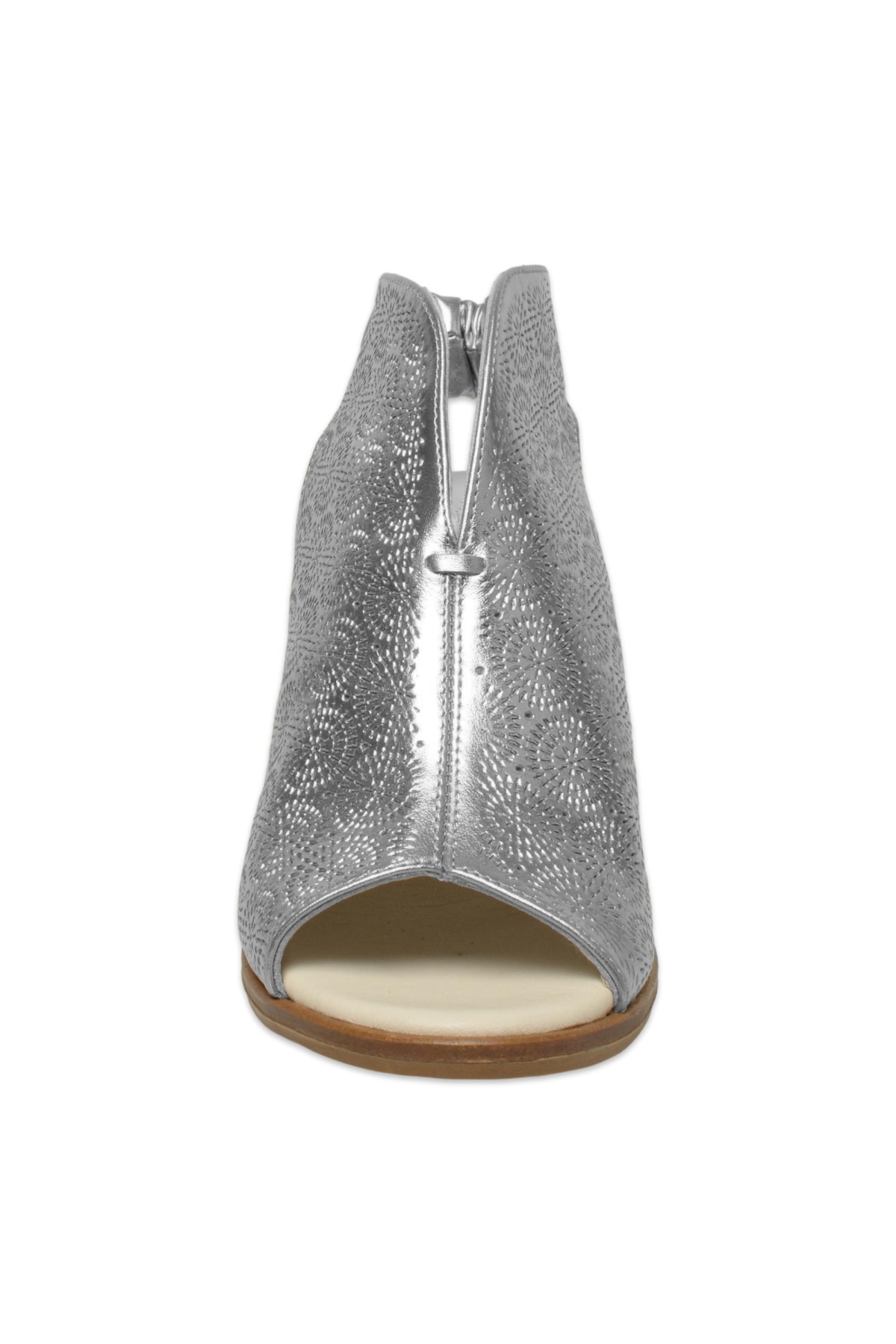 D25Ys-2915 Günlük Kalin Topuklu Bakır Kadın Sandalet - Görsel 4