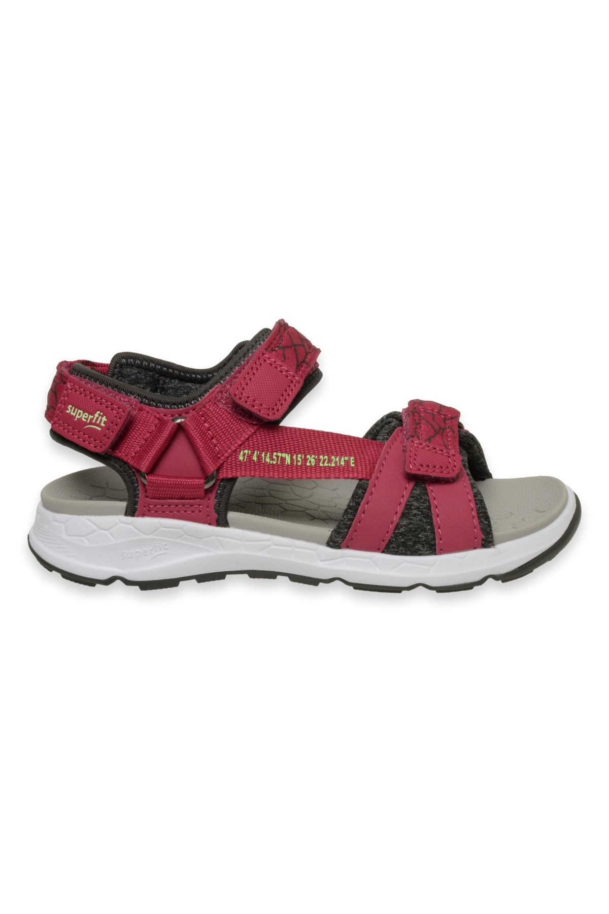 000580-G Criss Cross Kırmızı Unisex Sandalet - Görsel 2