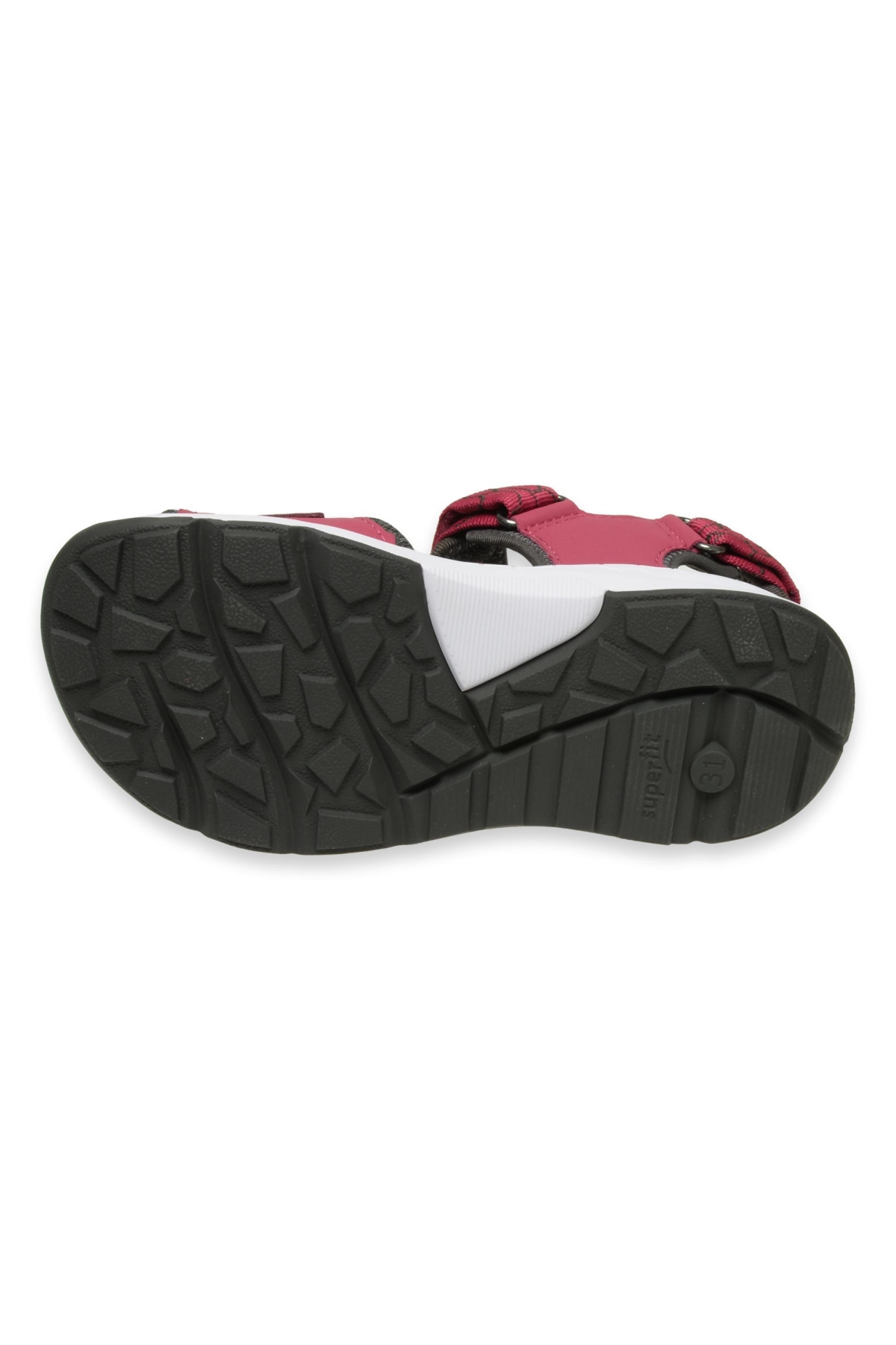 000580-G Criss Cross Kırmızı Unisex Sandalet - Görsel 6