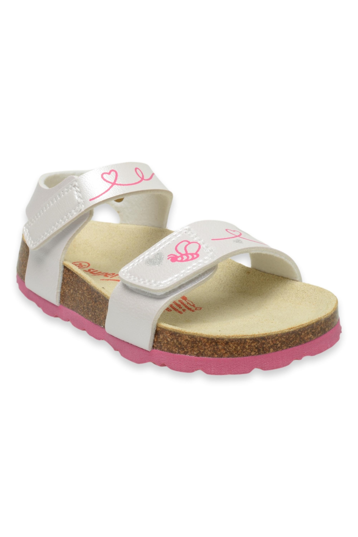 000123 P Kiz Çocuk Gümüş Kız Çocuk Sandalet - Görsel 2