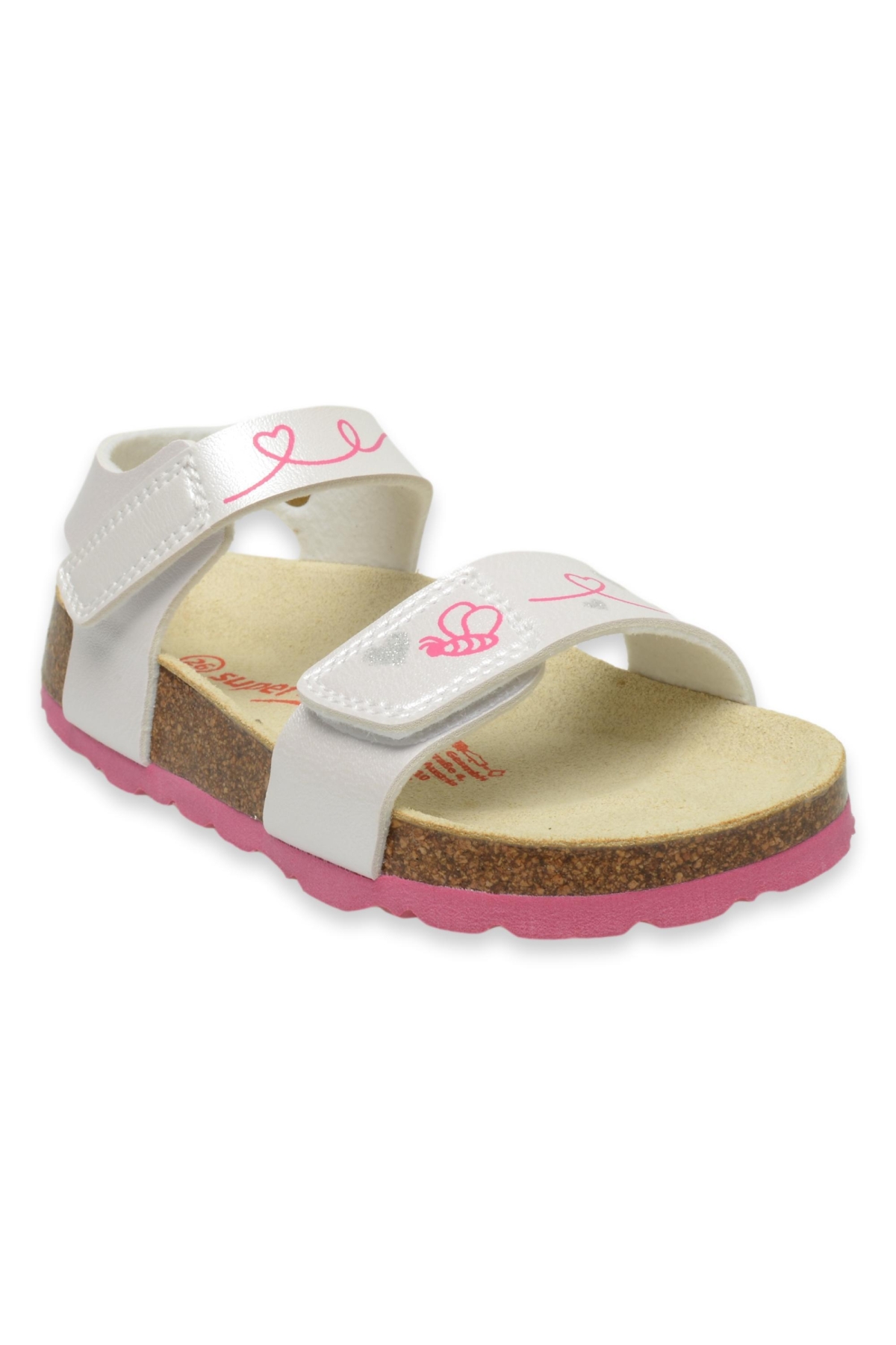 000123 F Kiz Çocuk Gümüş Kız Çocuk Sandalet - Görsel 2