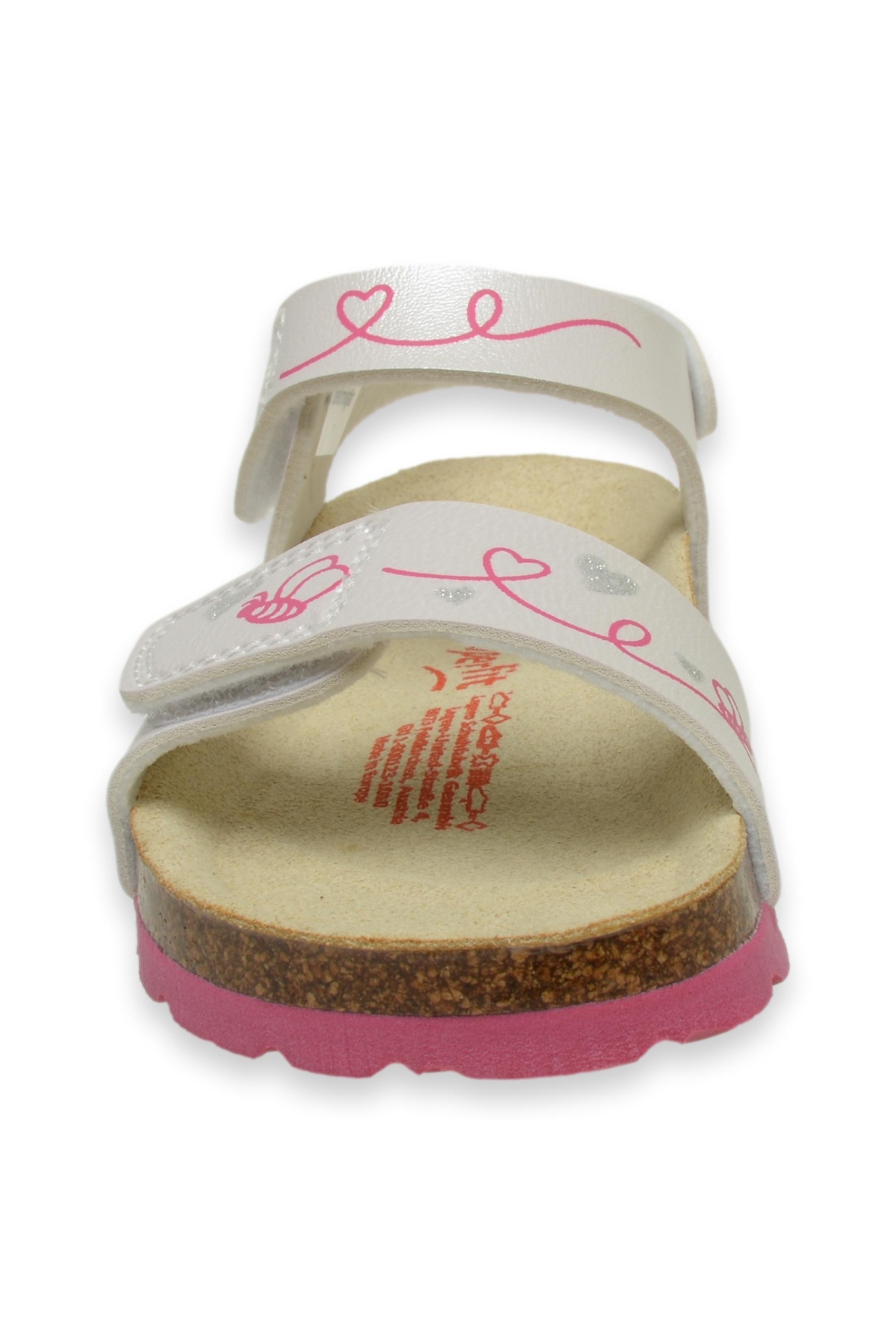 000123 F Kiz Çocuk Gümüş Kız Çocuk Sandalet - Görsel 4