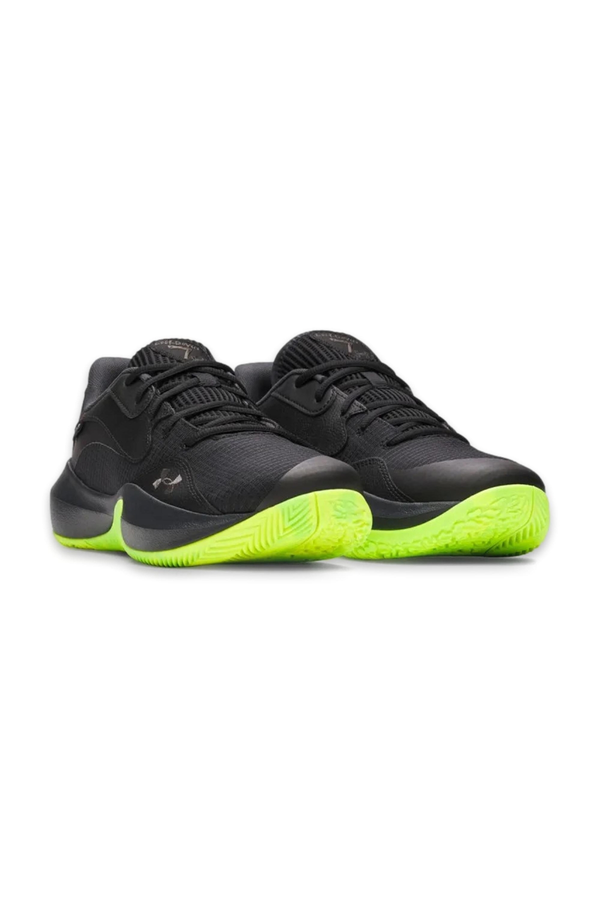3027646 Ua Lockdown 7 Low Basketbol Siyah Unisex Spor Ayakkabı - Görsel 2