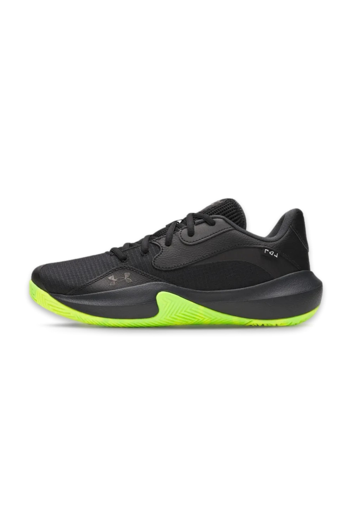 3027646 Ua Lockdown 7 Low Basketbol Siyah Unisex Spor Ayakkabı - Görsel 3