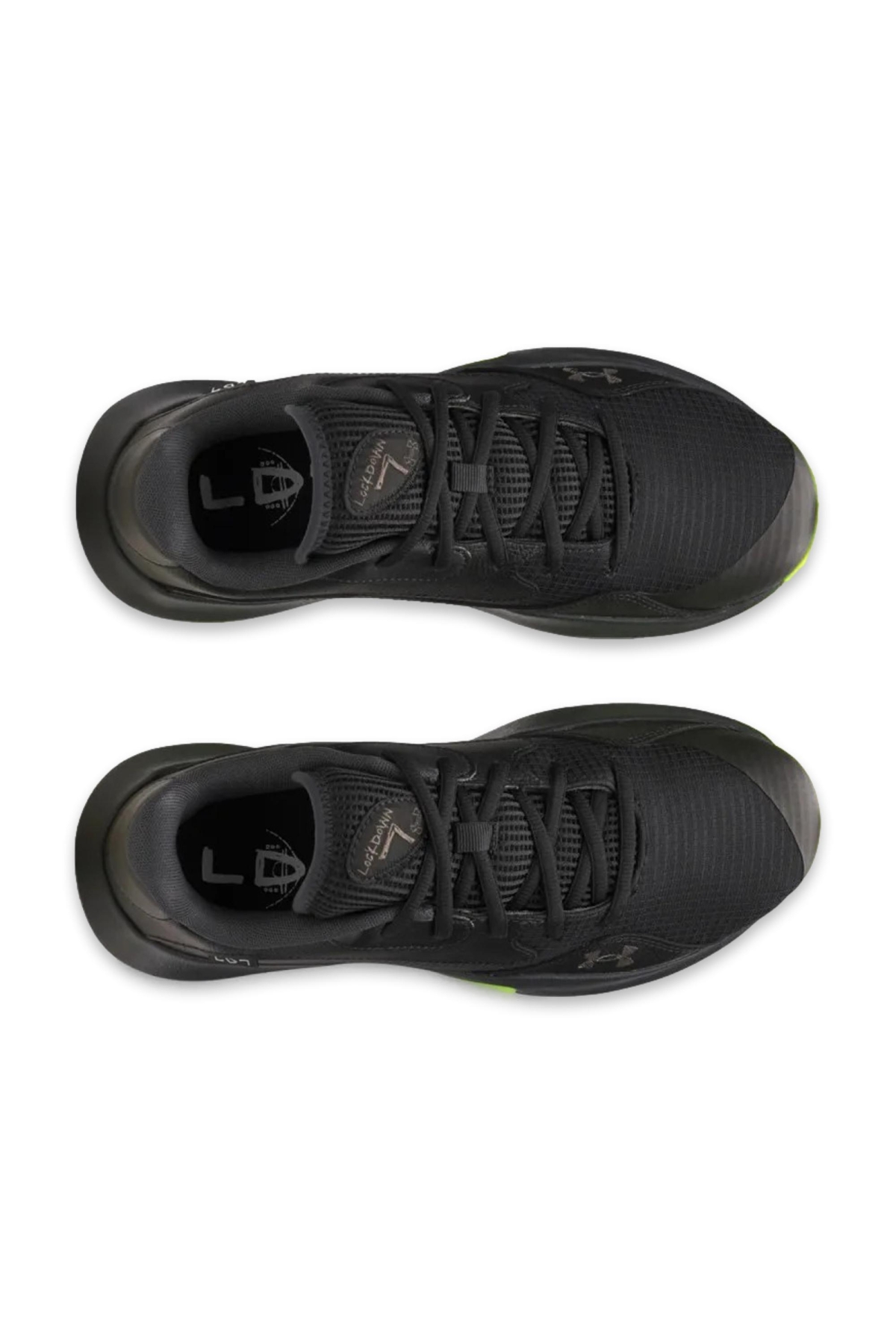 3027646 Ua Lockdown 7 Low Basketbol Siyah Unisex Spor Ayakkabı - Görsel 4