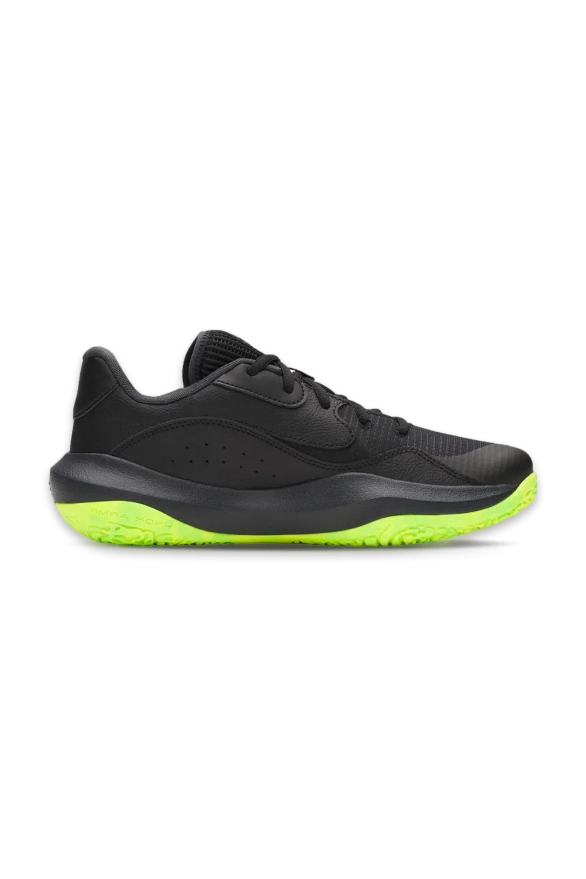 3027646 Ua Lockdown 7 Low Basketbol Siyah Unisex Spor Ayakkabı - Görsel 5