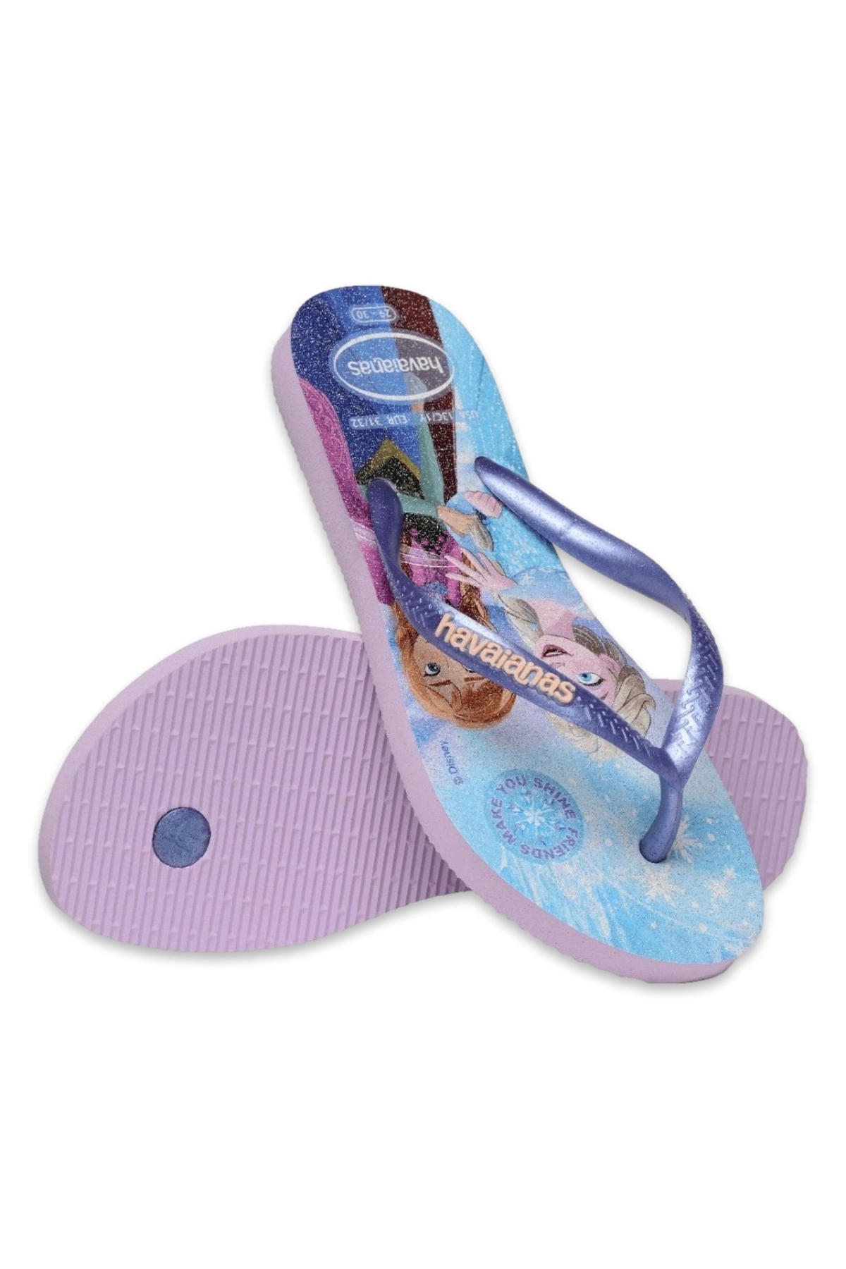 4123328 Kids Slim Princess Parmak Arası Açık Mavi Kız Çocuk Terlik - Görsel 6