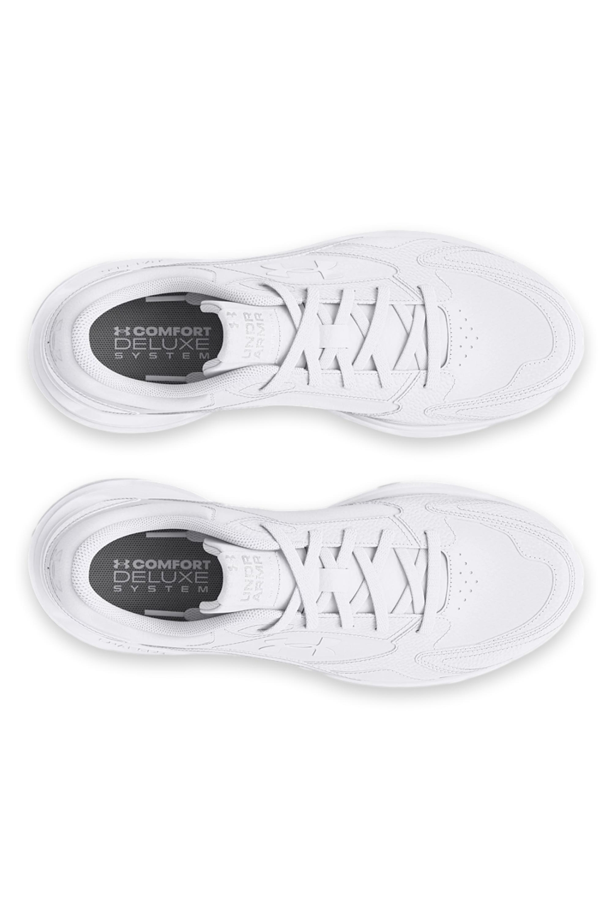 3028375 Ua Edge Lthr Sportstyle Beyaz Erkek Spor Ayakkabı - Görsel 4