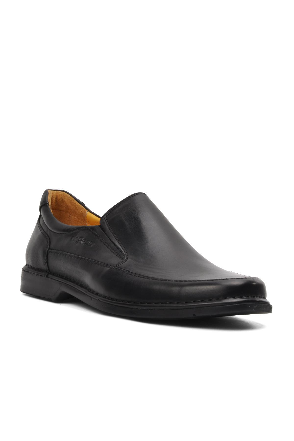 Dr. Flexer 061603 Siyah Hakiki Deri Erkek Slip On Ayakkabı - Görsel 2