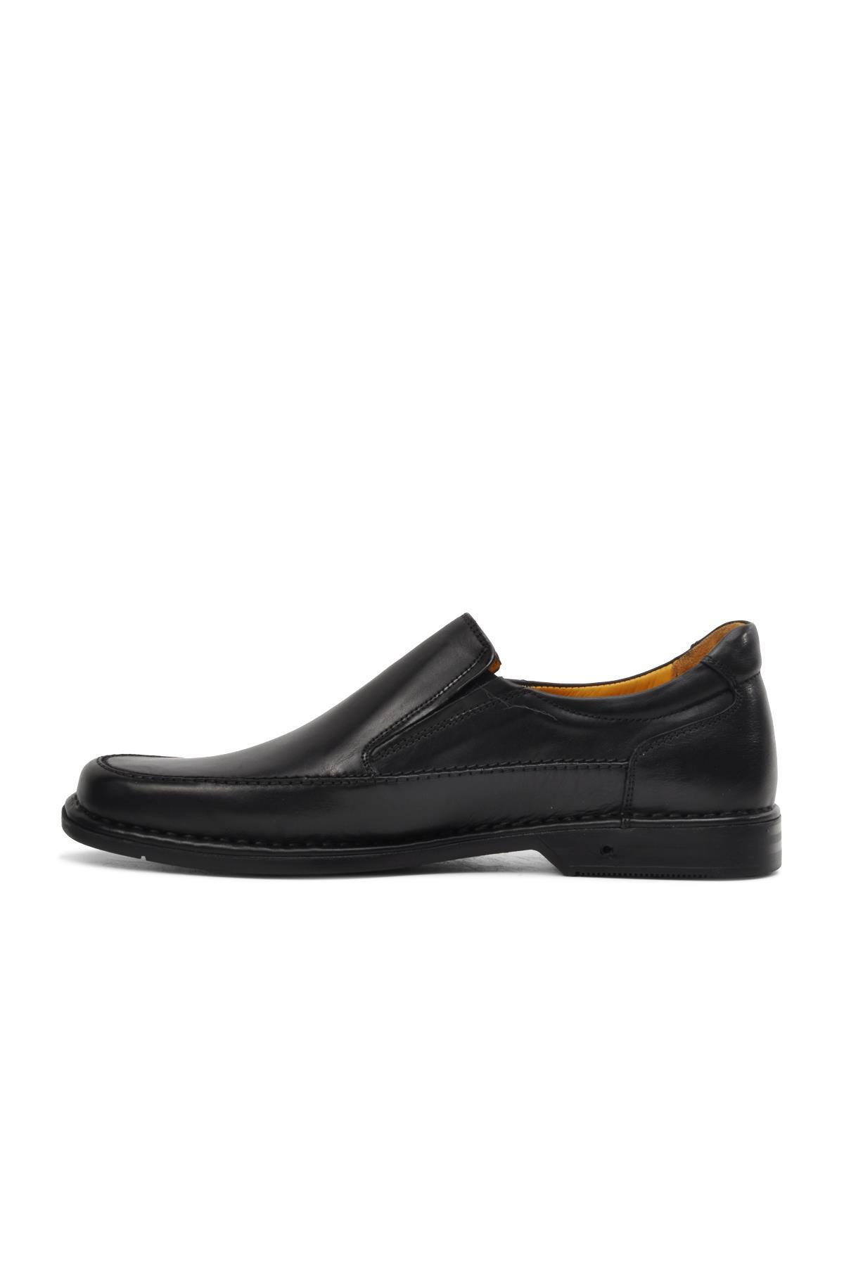 Dr. Flexer 061603 Siyah Hakiki Deri Erkek Slip On Ayakkabı - Görsel 5