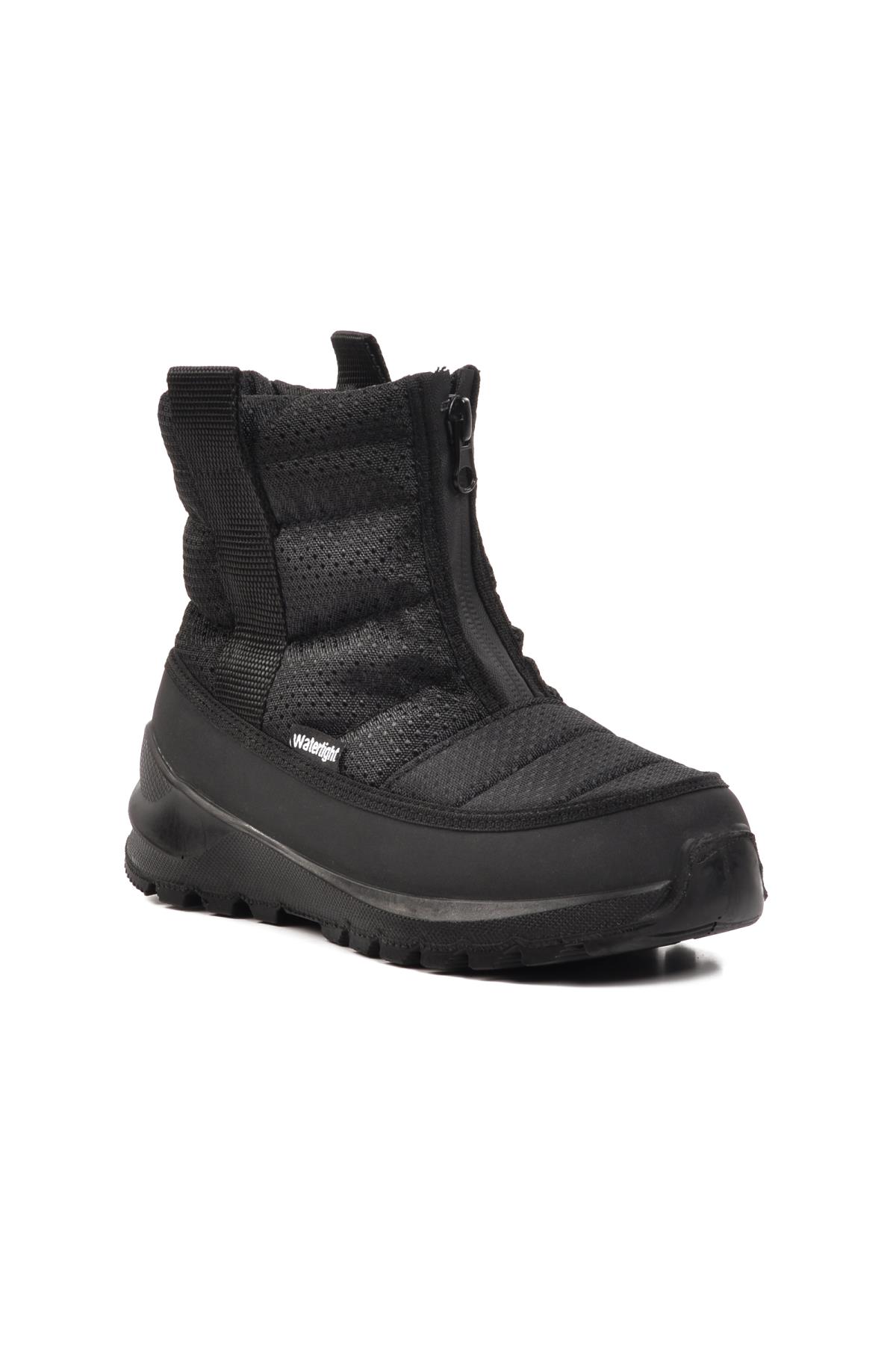 F7448-F Siyah İçi Kürklü Su Geçirmez Çocuk Kar Botu - Görsel 2