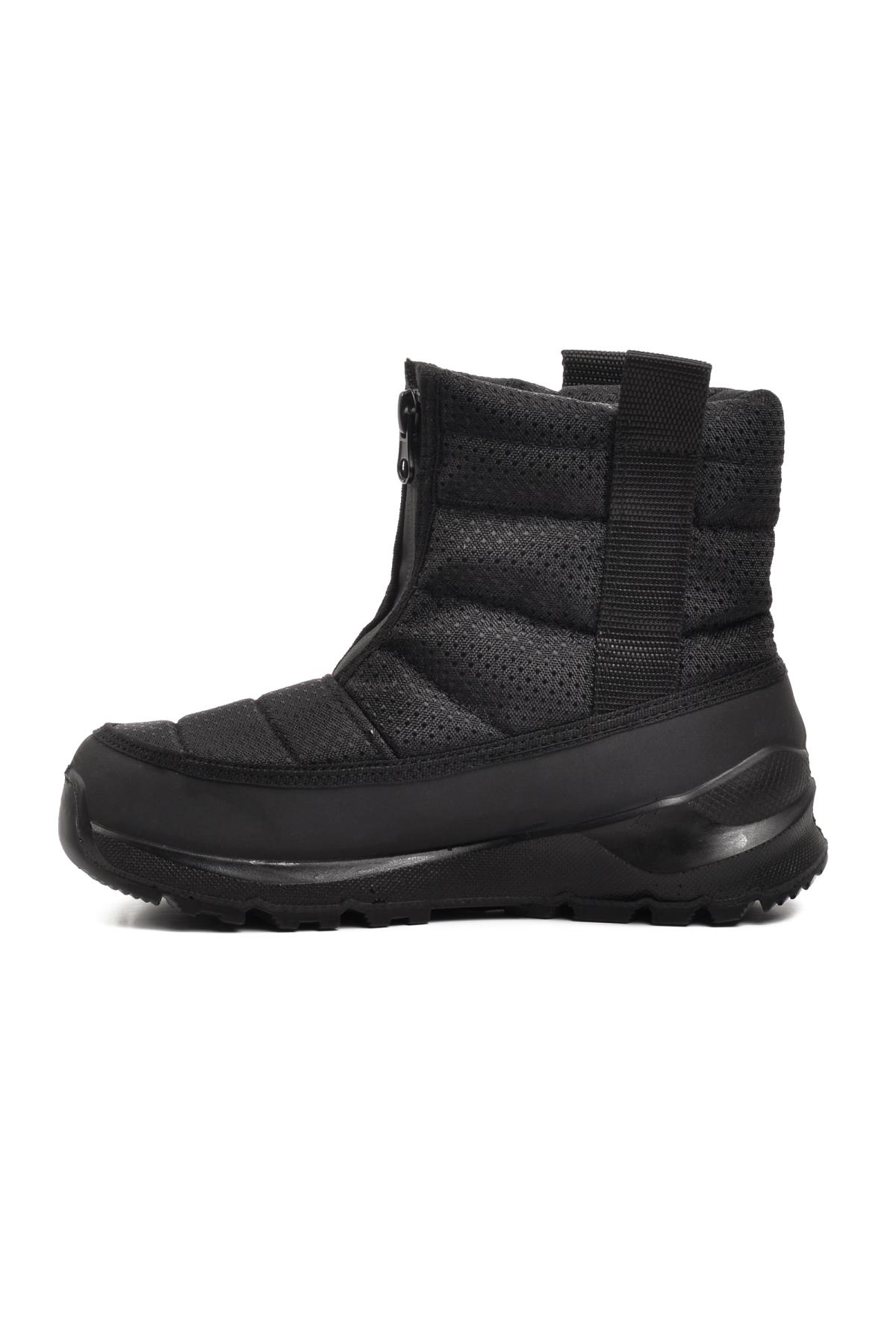 F7448-F Siyah İçi Kürklü Su Geçirmez Çocuk Kar Botu - Görsel 4
