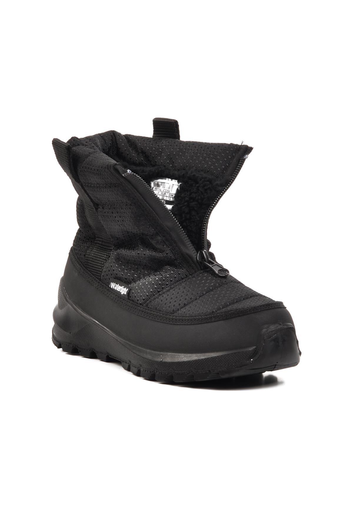 F7448-F Siyah İçi Kürklü Su Geçirmez Çocuk Kar Botu - Görsel 5