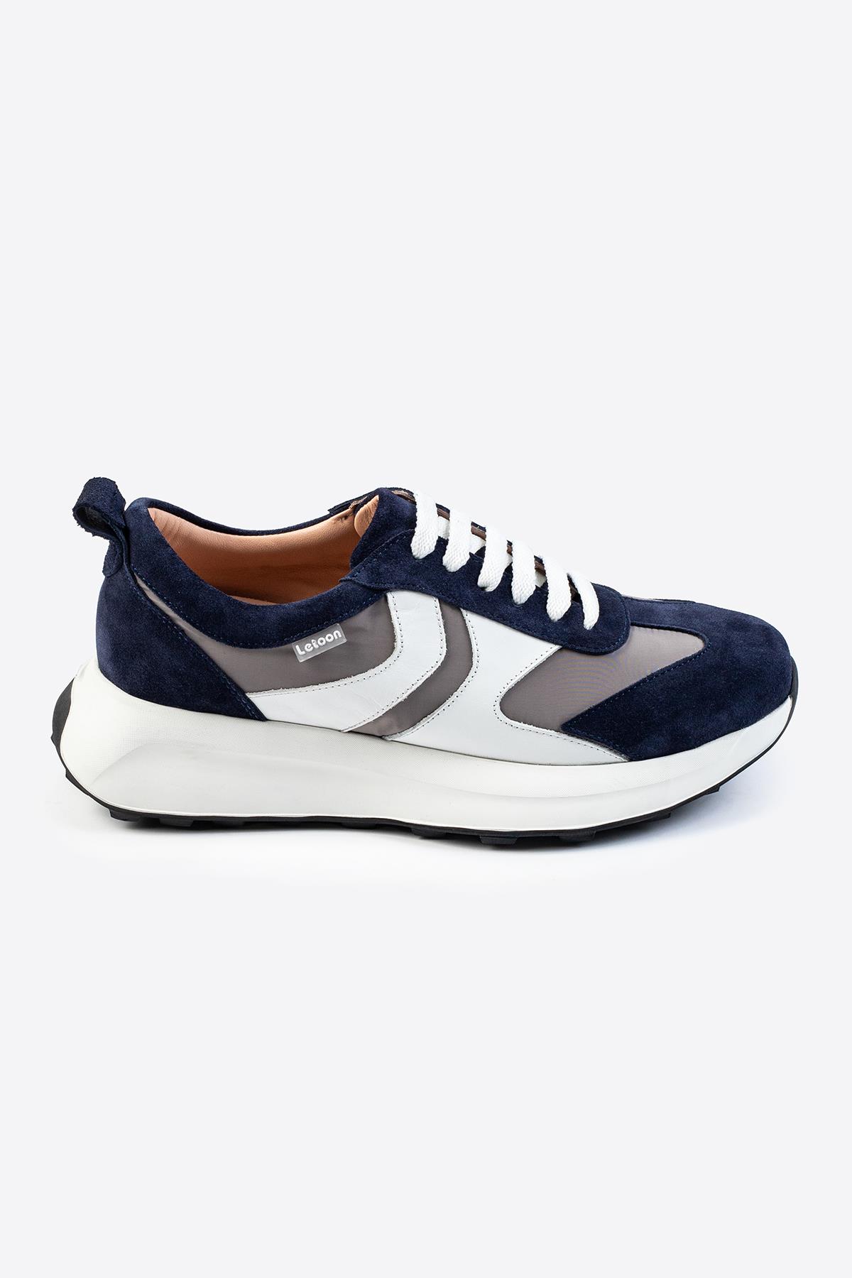 LTN-S01 Deri Erkek Sneaker - Görsel 3