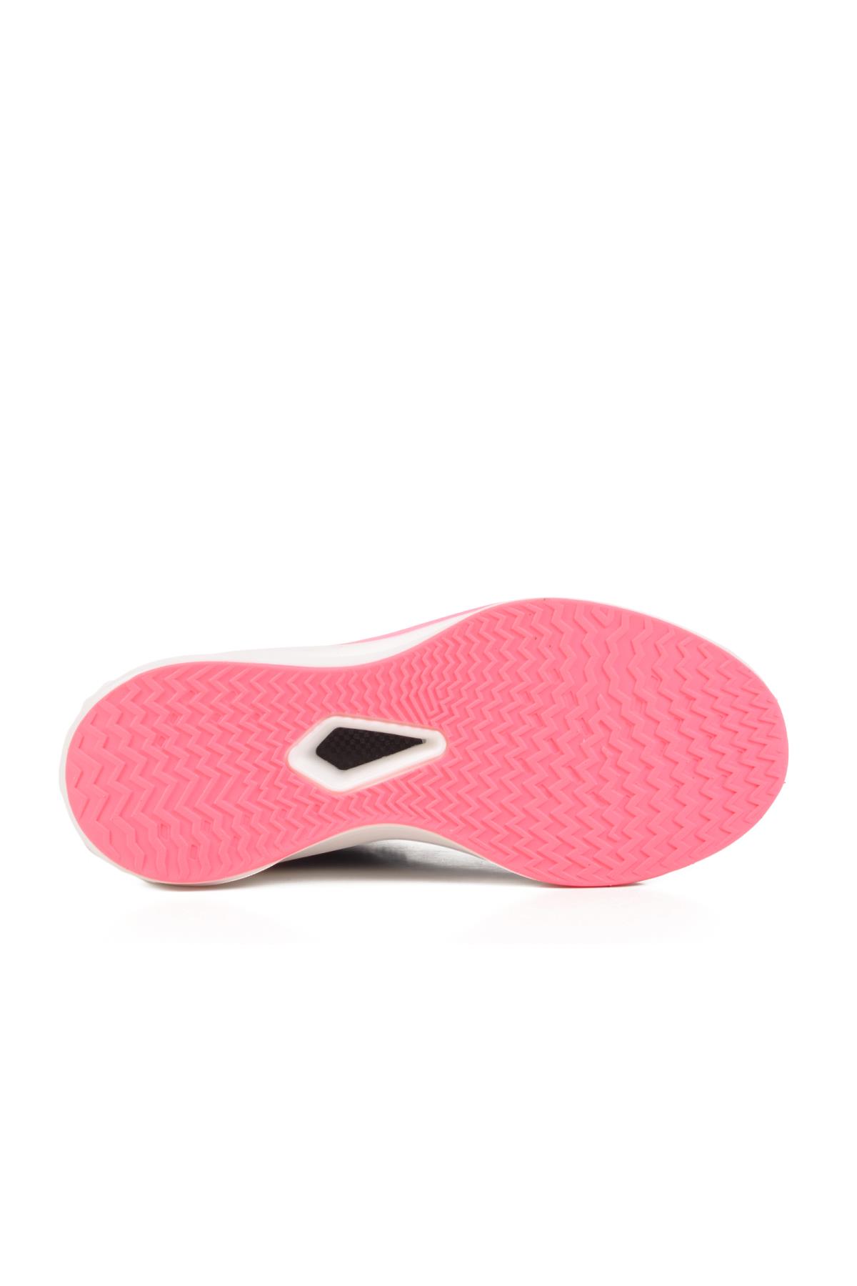 Siyah Fileli Esnek Kadın Günlük Ayakkabı PCI-11365 G - Görsel 6