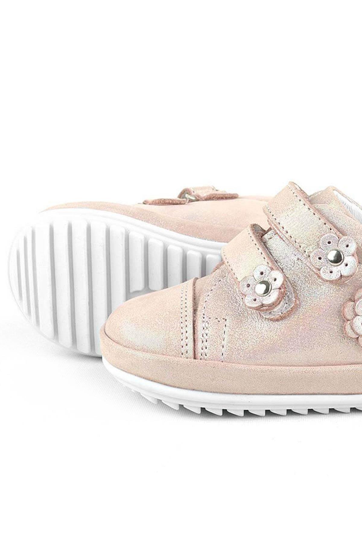 Limpo Hakiki Deri Pudra Anatomik Kız Bebek İlk Adım Ayakkabısı - Görsel 8