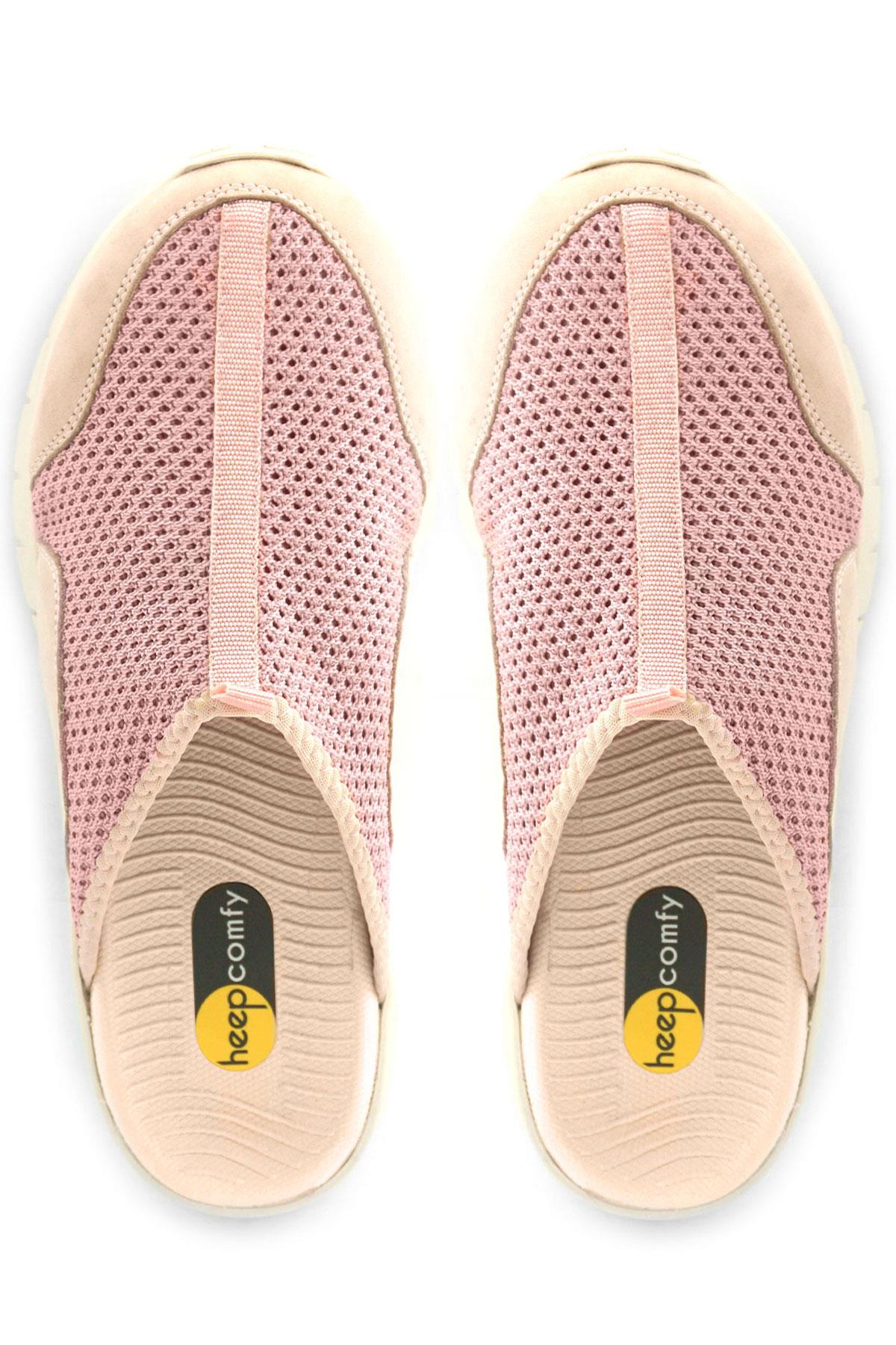 Medikal Pudra Krem Tabanlı Comfort Spor Terlik - Görsel 3