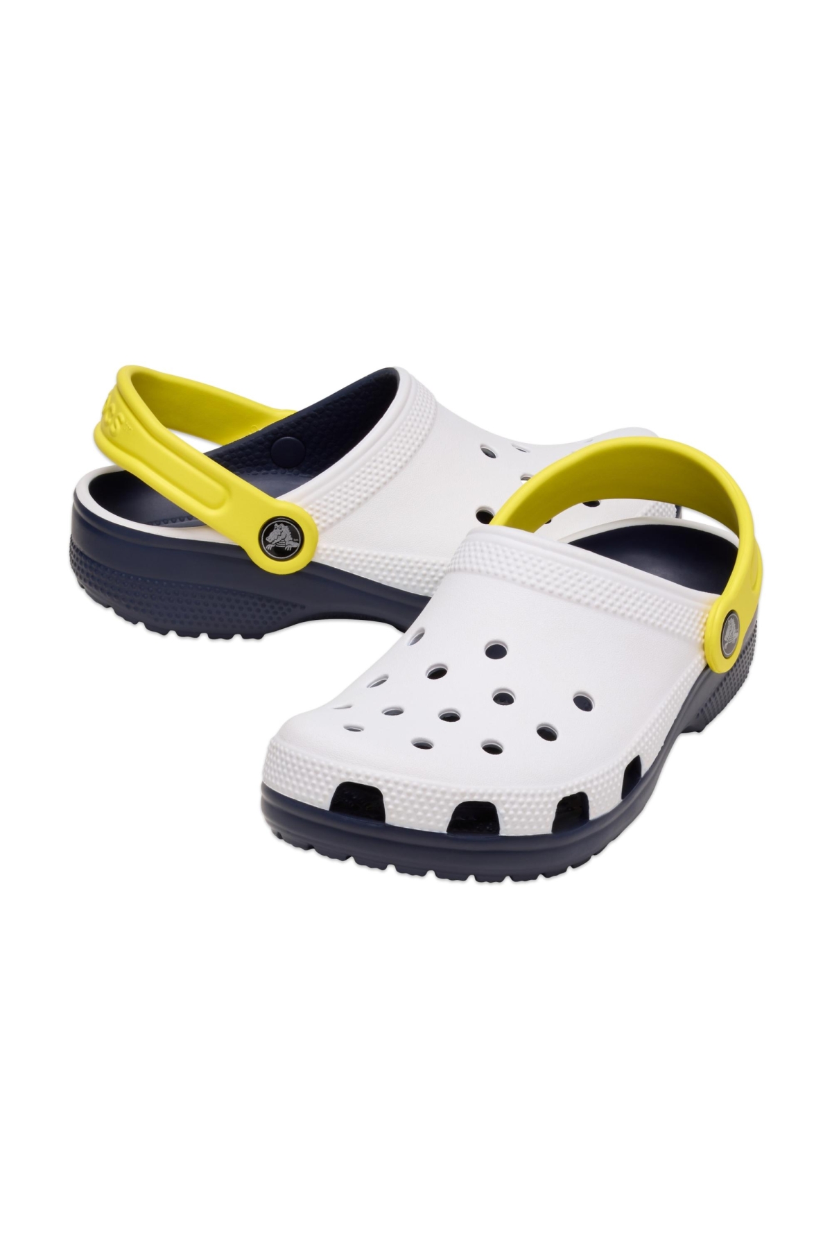 211265 Classic Retro Sport Clog T Beyaz Çocuk Terlik - Görsel 5
