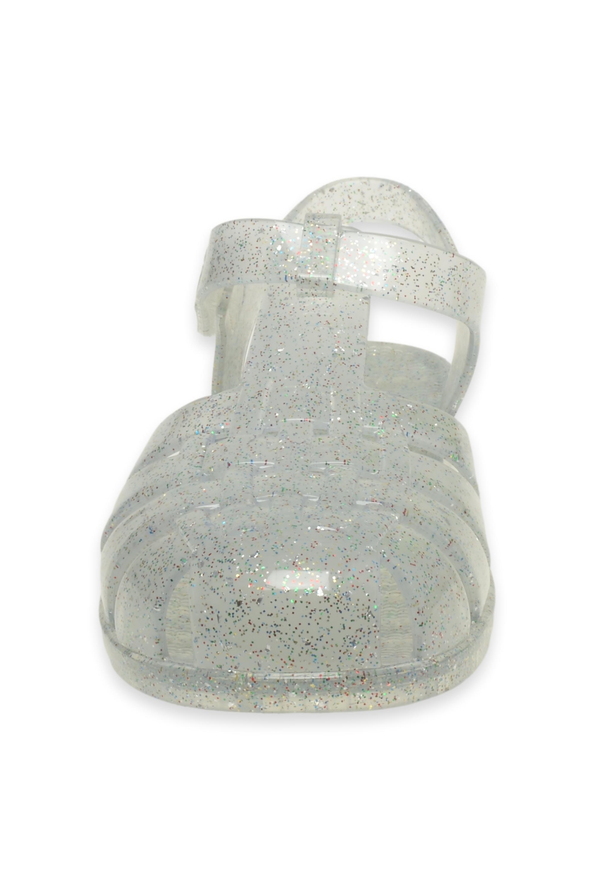 S10329K Clasica Cristal Seffaf Kız Çocuk Sandalet - Görsel 4