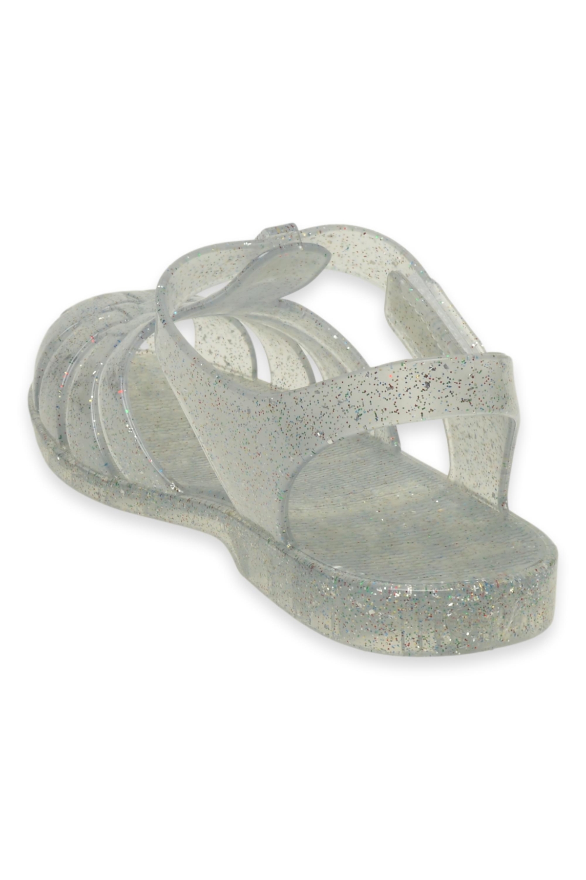 S10329K Clasica Cristal Seffaf Kız Çocuk Sandalet - Görsel 5