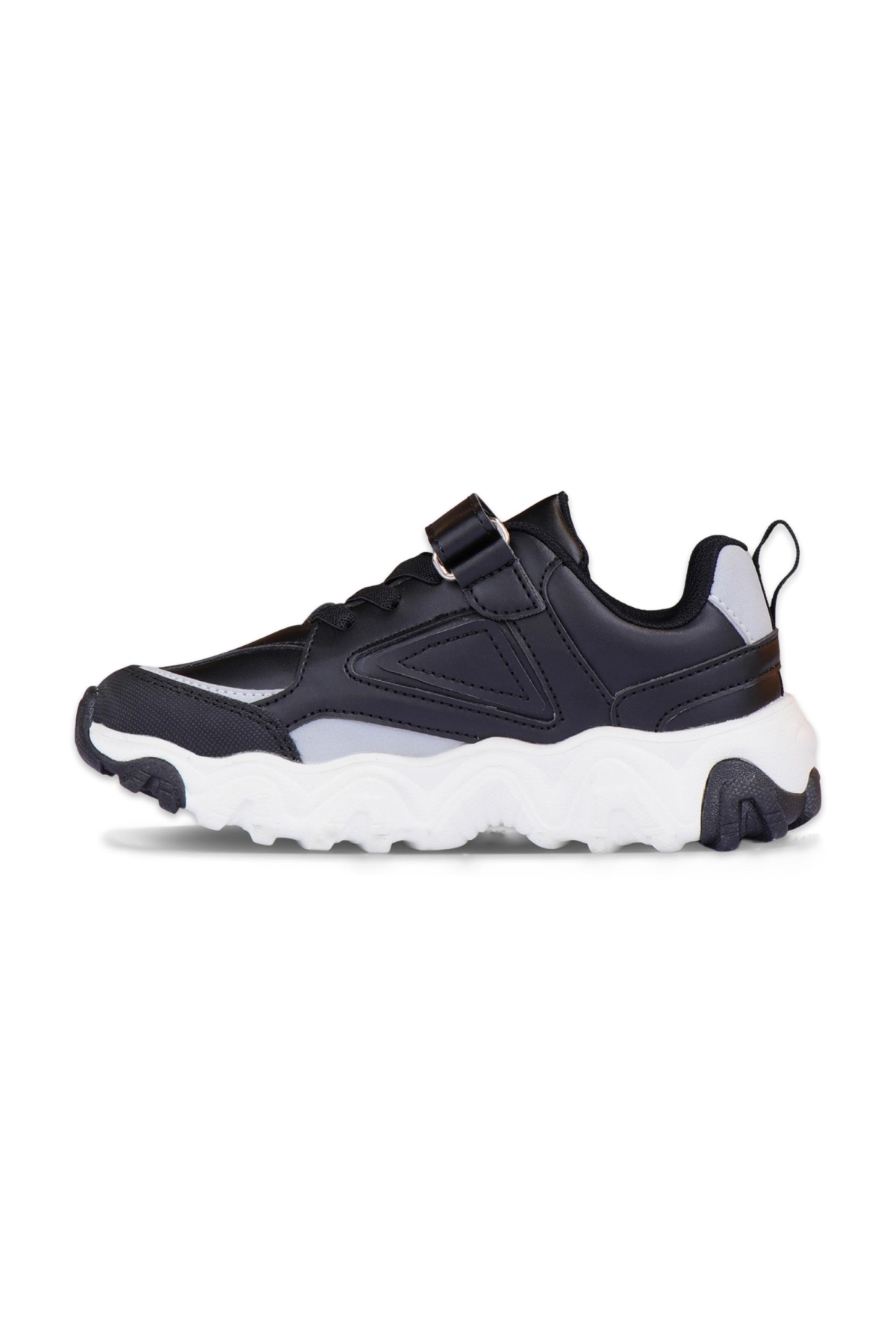 950.P23K.309 Jessy Patik Phylon Siyah-Beyaz Çocuk Spor Ayakkabı - Görsel 3