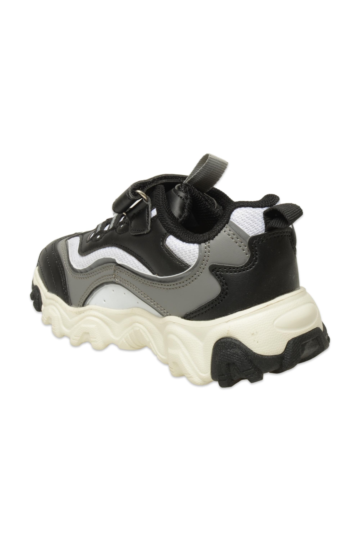 346.F25K.244 Pote Filet Siyah-Beyaz Çocuk Spor Ayakkabı - Görsel 5