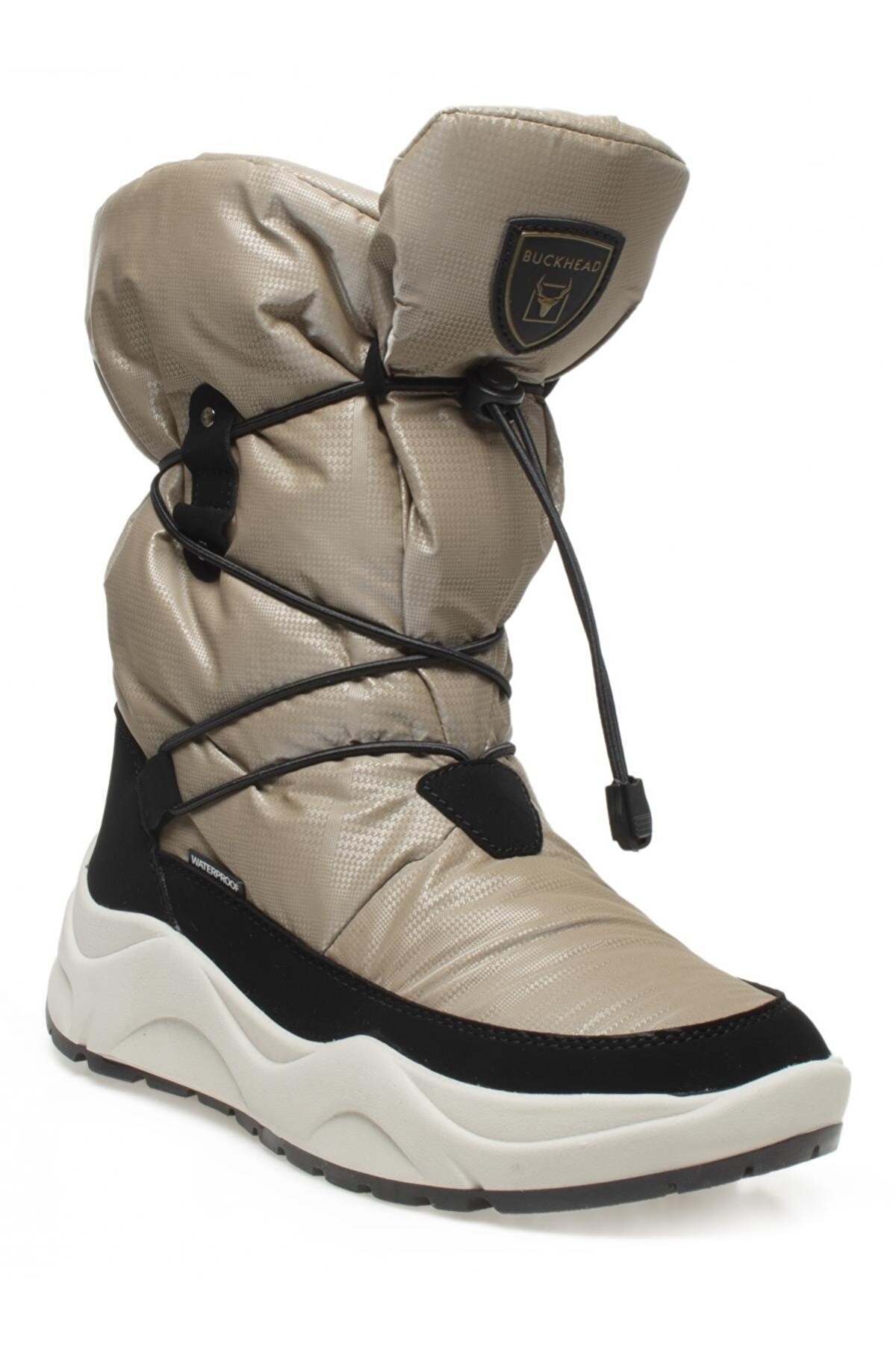 Kylie Kadin Bej Bot Buck1117-bei - Görsel 2