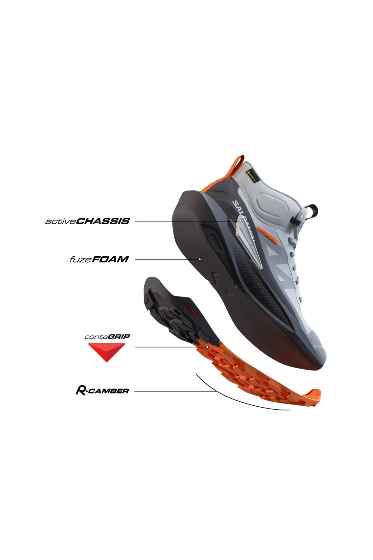 Elıxır Actıv Mıd Gtx W Kadin Gri Bot L47457200-28545 - Görsel 5