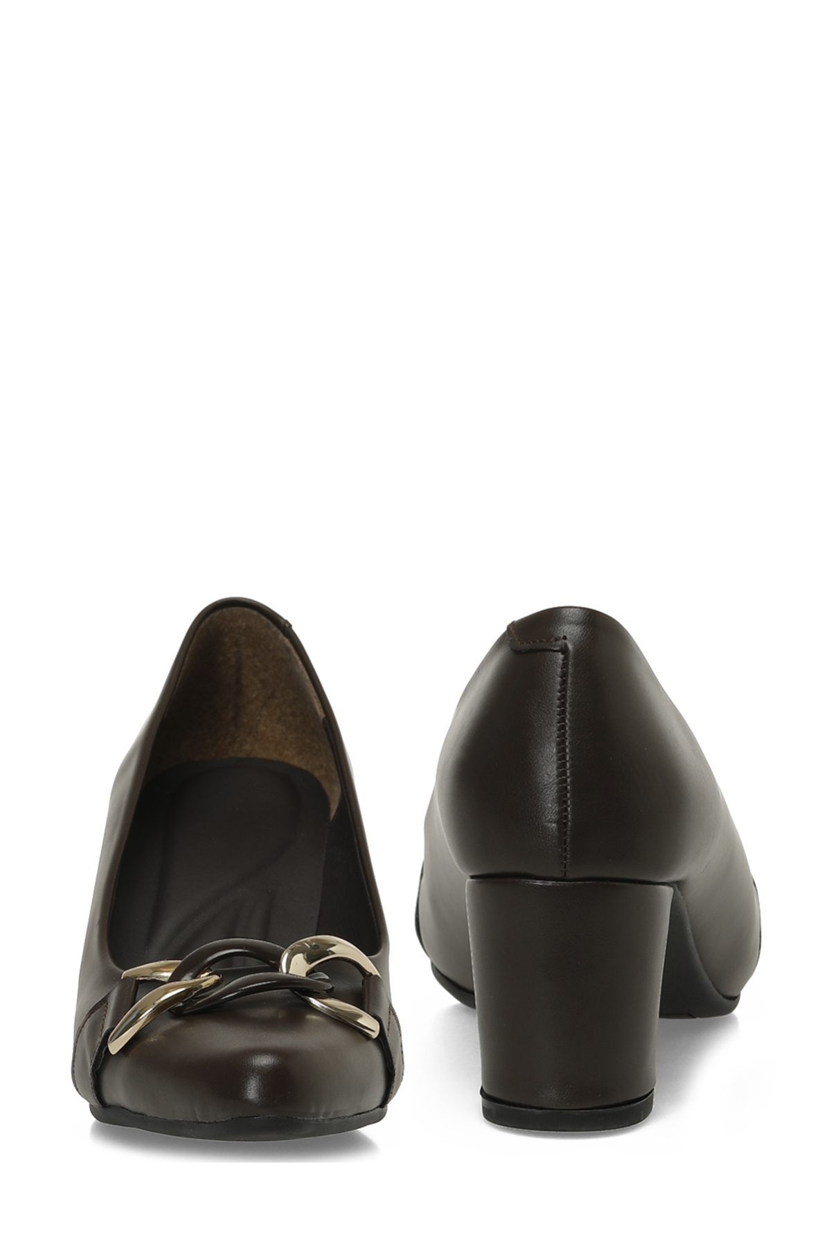 Polaris 326031.Z 5PR Kahverengi Kadın Topuklu Ayakkabı - Görsel 6