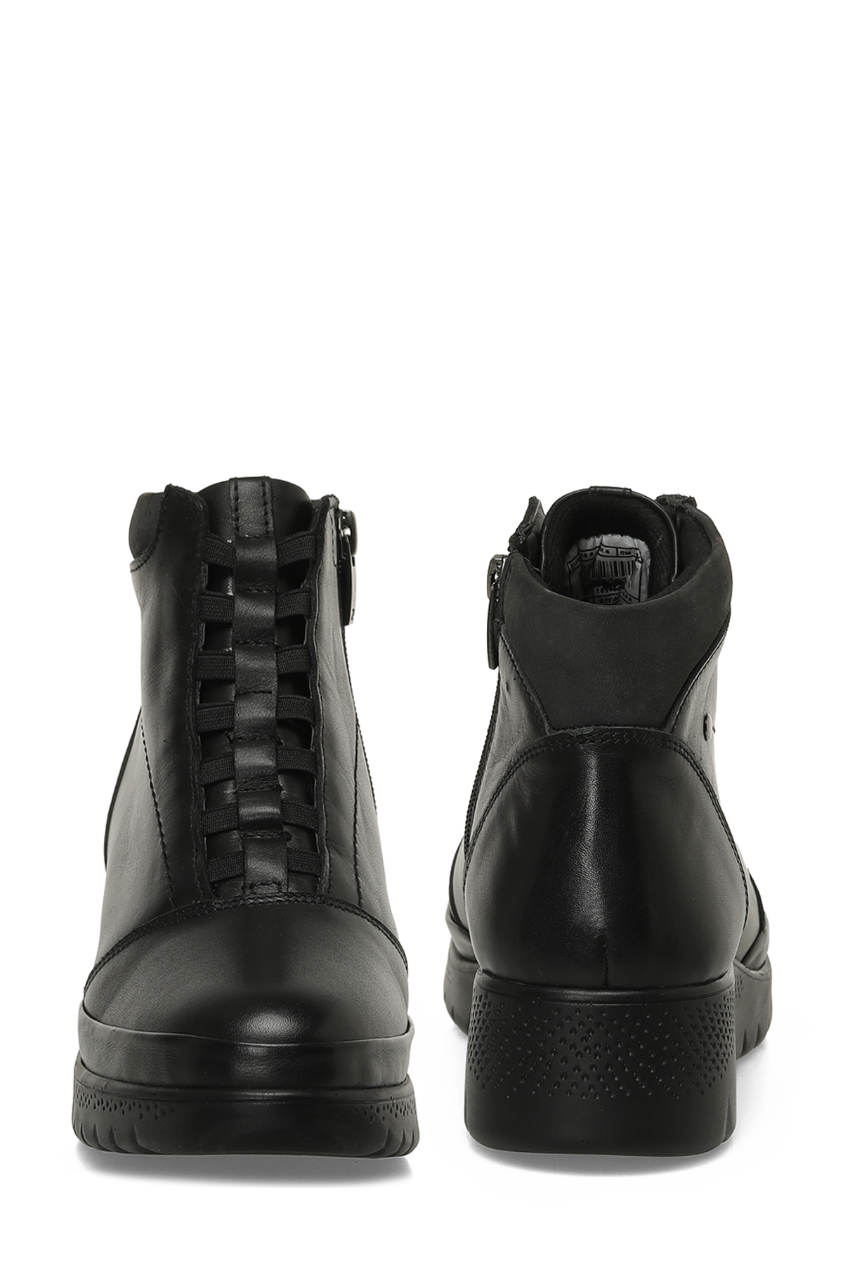 105653.Z5PR Siyah Kadın Dolgu Topuk Bot - Görsel 6