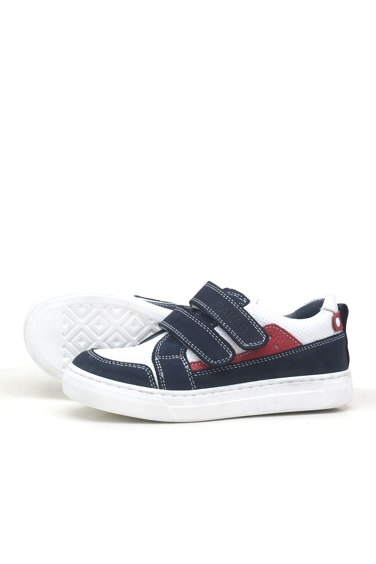 Hakiki Deri Cırt Cırtlı Günlük Erkek Çocuk Spor Ayakkabı - Görsel 5