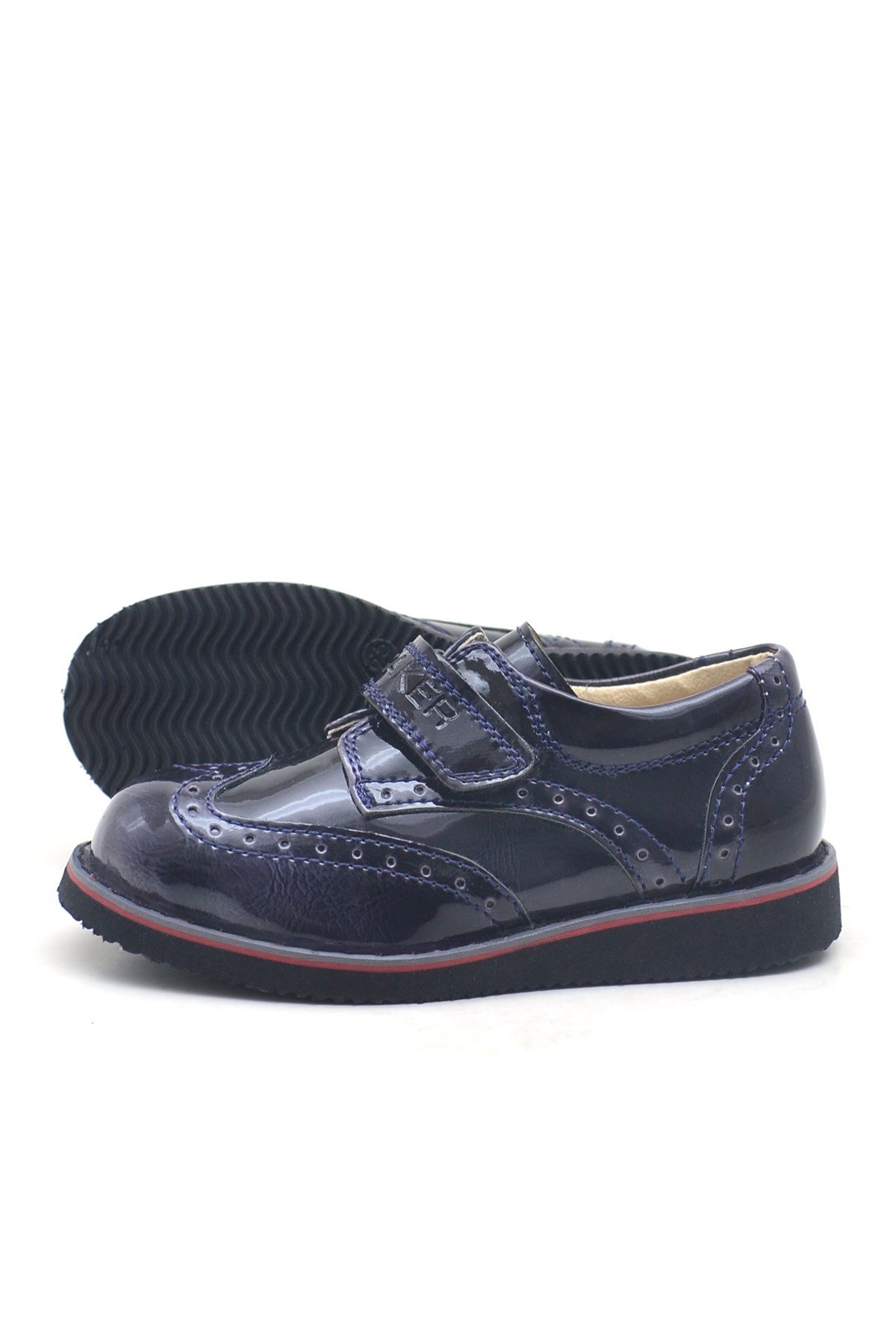 Lacivet Rugan Cırt Cırtlı Günlük Erkek Bebek Ayakkabı - Görsel 5