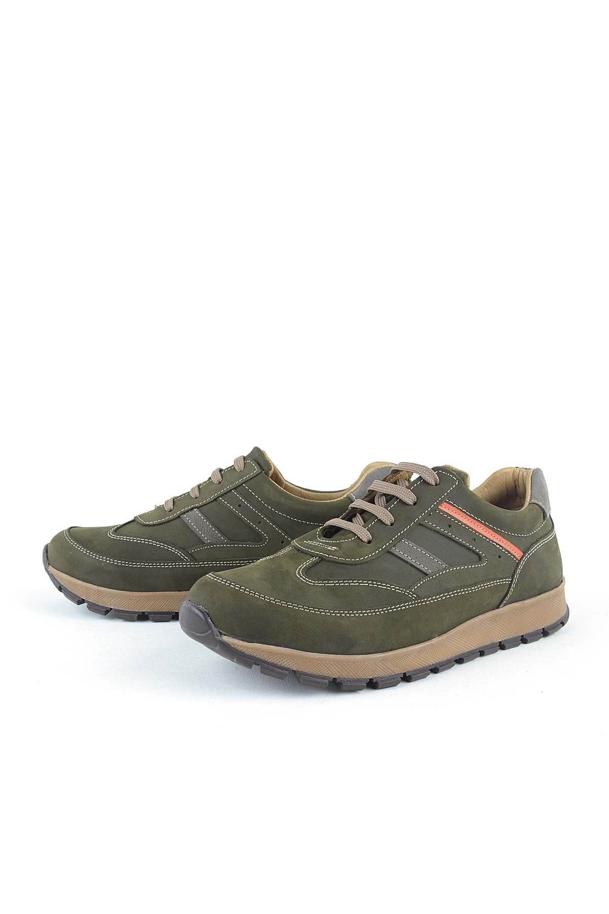 Hakiki Deri Haki Bağcıklı Erkek Çocuk Spor Ayakkabı - Görsel 4