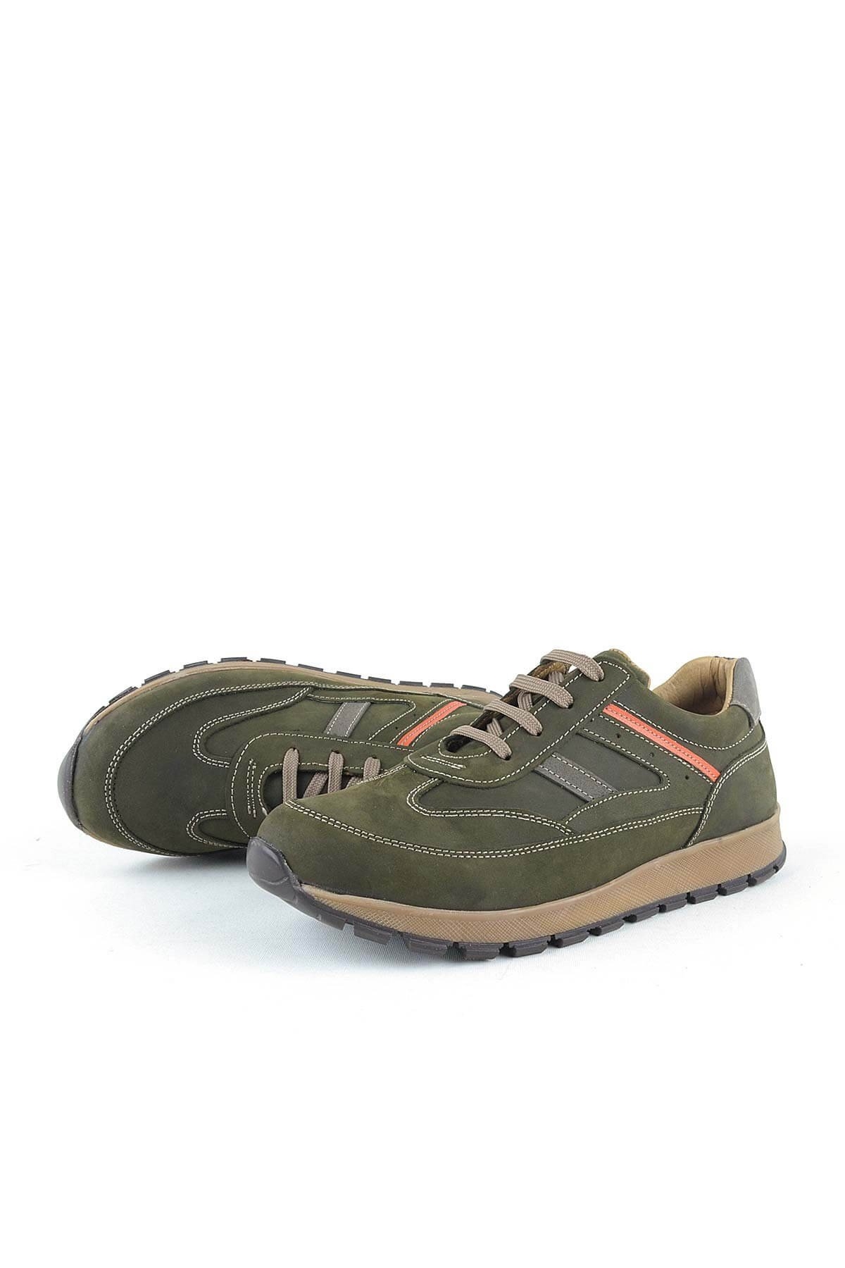 Hakiki Deri Haki Bağcıklı Erkek Çocuk Spor Ayakkabı - Görsel 5