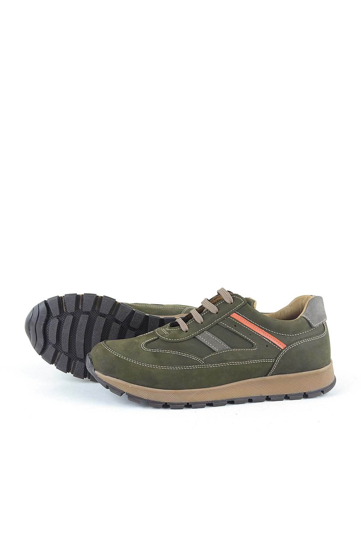 Hakiki Deri Haki Bağcıklı Erkek Çocuk Spor Ayakkabı - Görsel 6