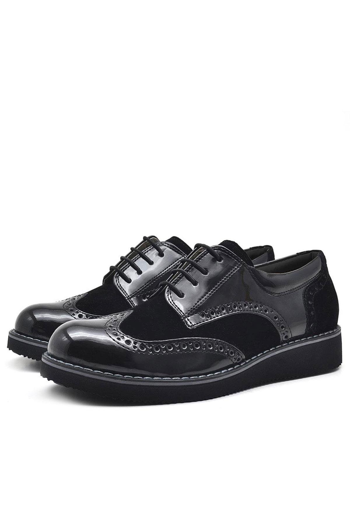 Hidra Rugan Bağcıklı Günlük Erkek Genç Okul Ayakkabı - Görsel 4