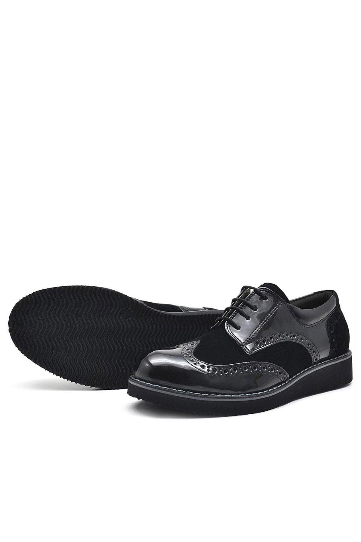 Hidra Rugan Bağcıklı Günlük Erkek Genç Okul Ayakkabı - Görsel 5