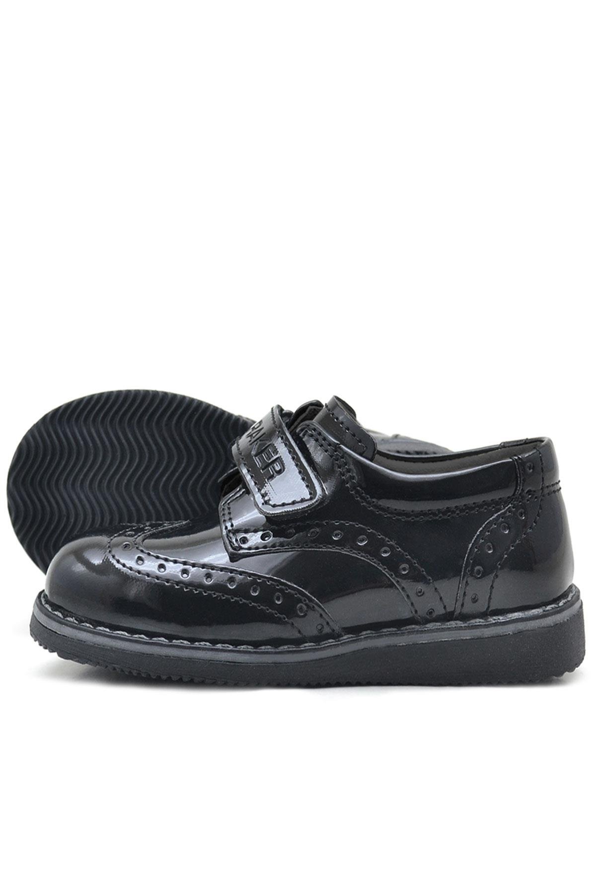 Siyah Rugan Cırtlı Günlük Erkek Bebek Ayakkabı - Görsel 5