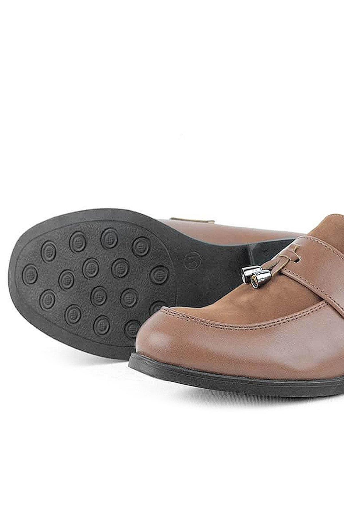Taba Klasik Loafer Erkek Çocuk Ayakkabı - Görsel 7