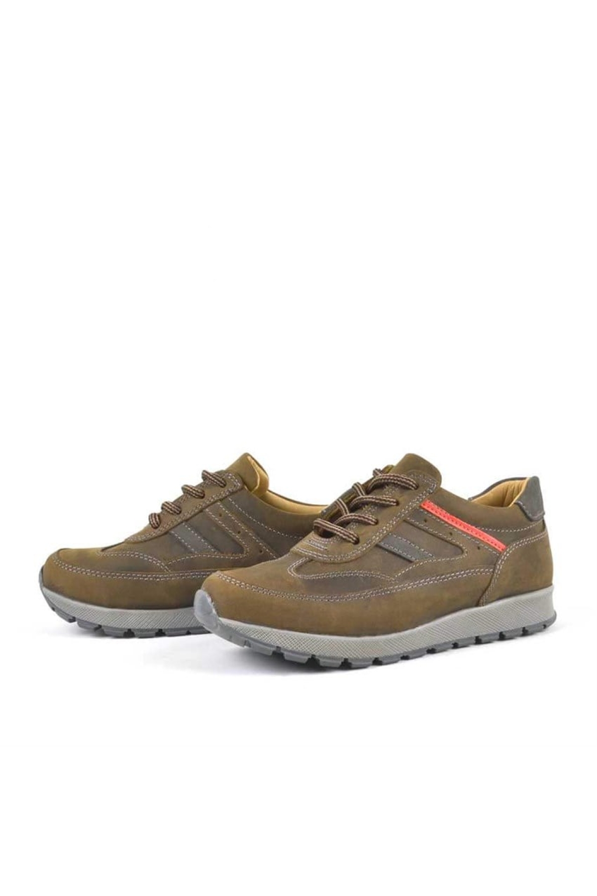 Hakiki Deri Kum Bağcıklı Erkek Çocuk Spor Okul Ayakkabı - Görsel 4