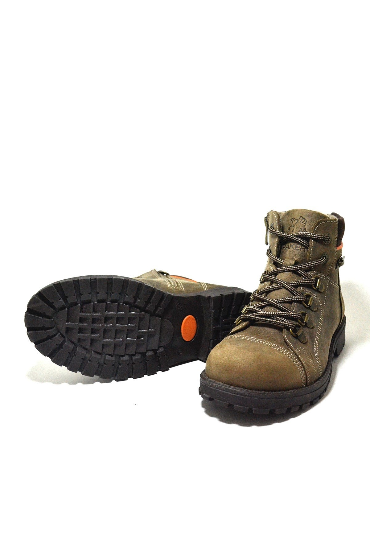 Minotor Hakiki Deri Kürklü Fermuarlı Çocuk Bot - Görsel 6