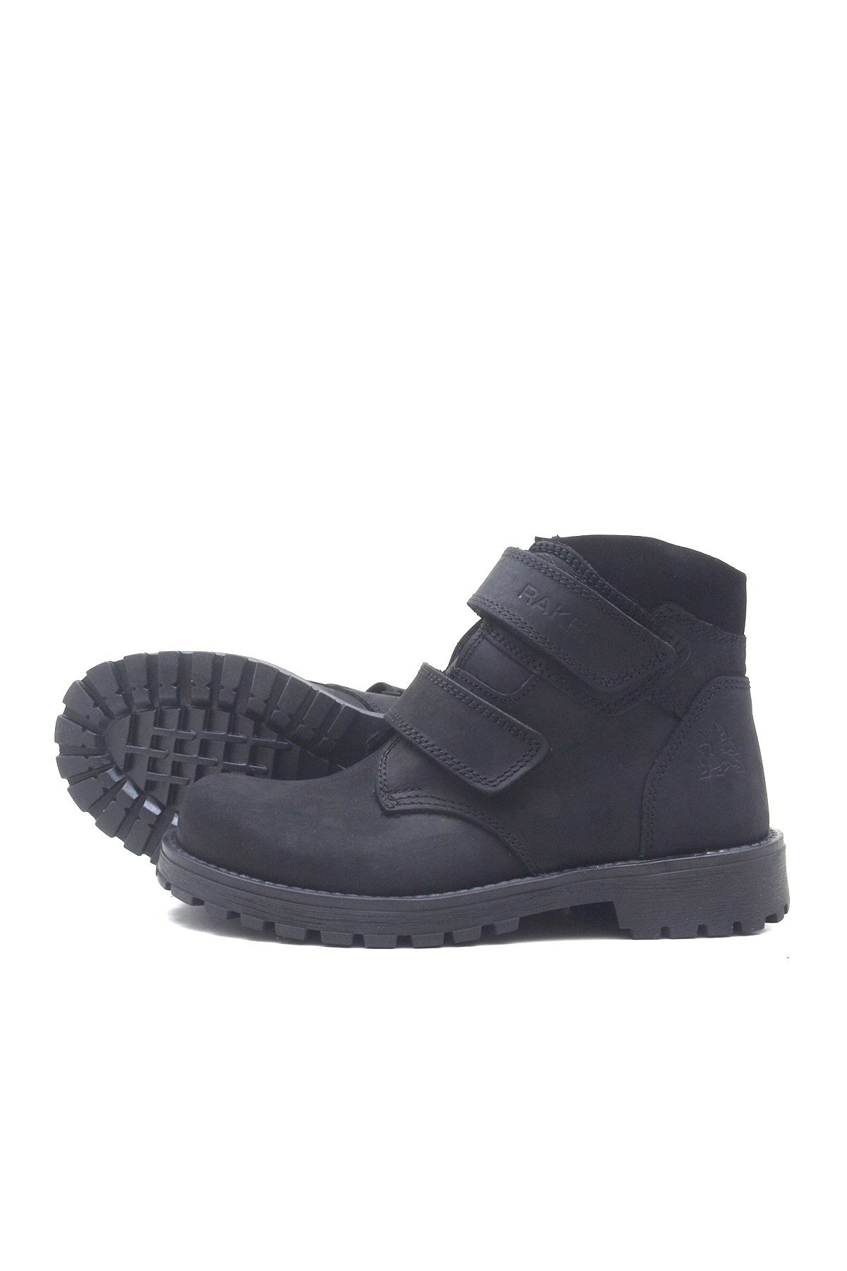 Sentor Hakiki Deri Siyah Kürklü Cırtlı Çocuk Bot - Görsel 5