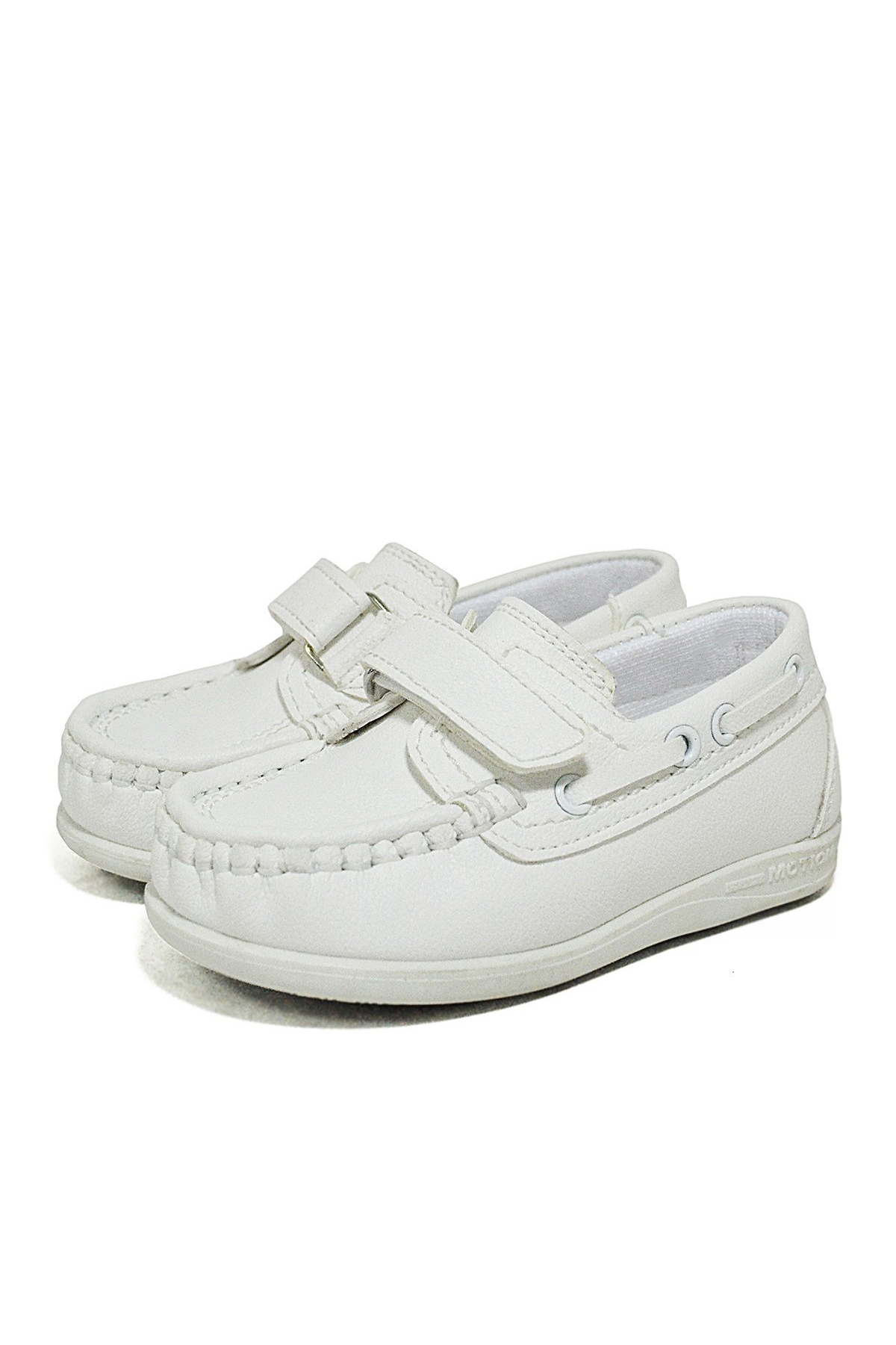 Feniks Beyaz Cırtlı Günlük Yazlık Erkek Bebek Ayakkabı - Görsel 4