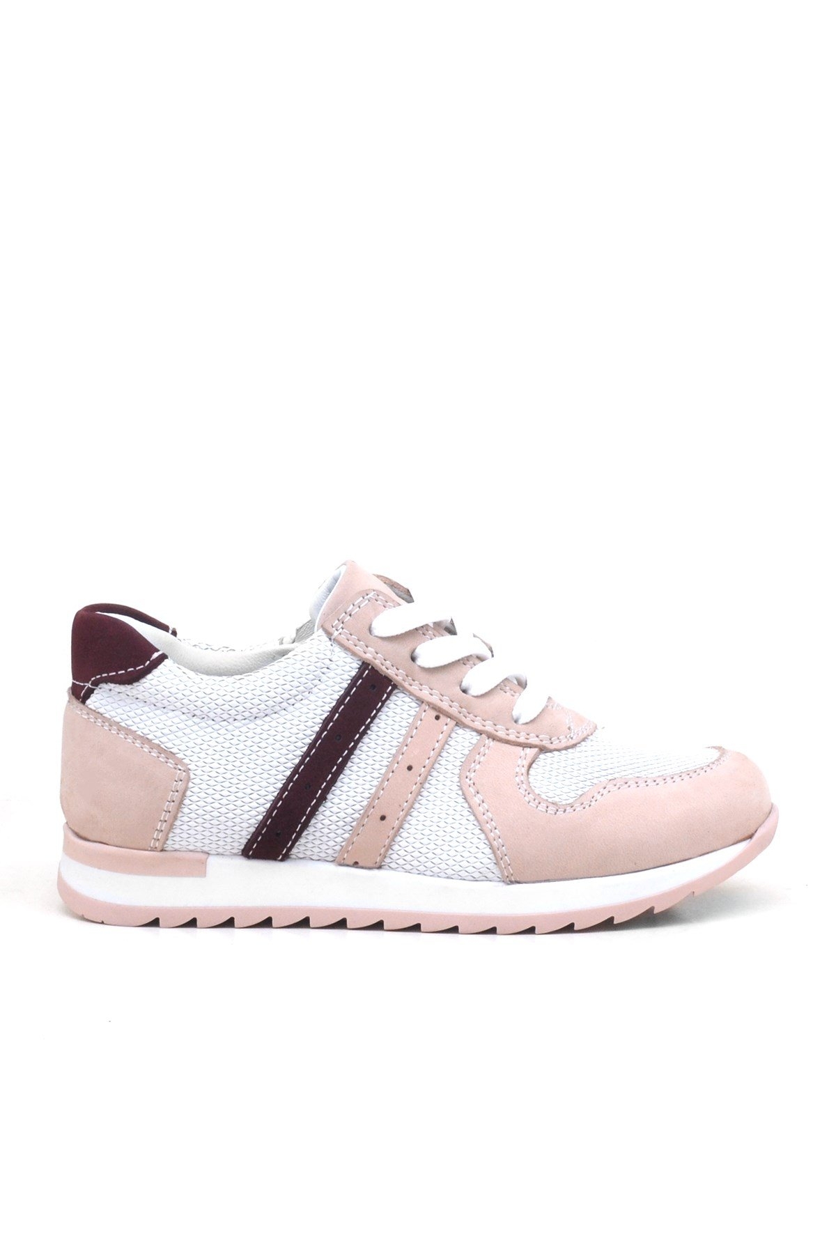 Hakiki Deri Günlük Pembe Kız Çocuk Spor Ayakkabı - Görsel 3