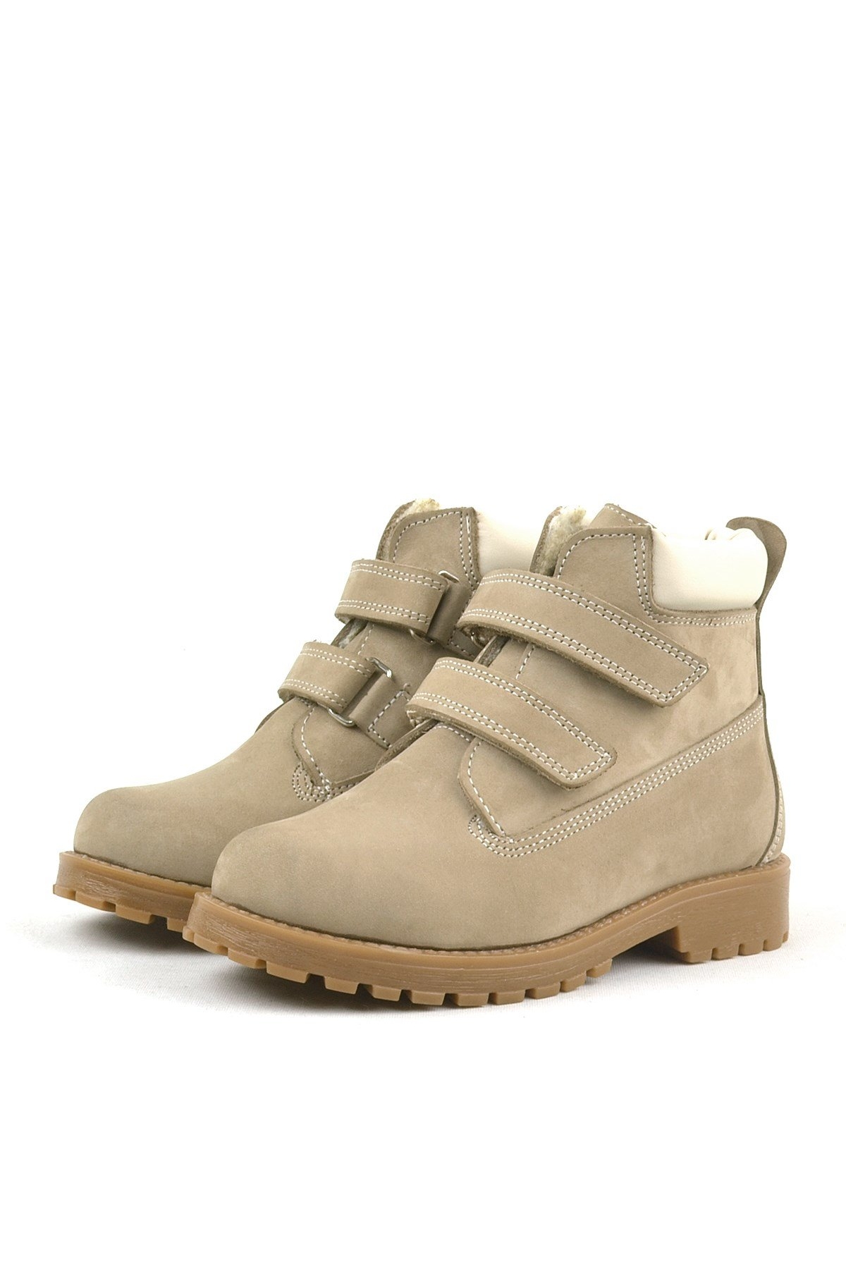 Neson Hakiki Deri Vizon Cırtlı Çocuk Bot - Görsel 5