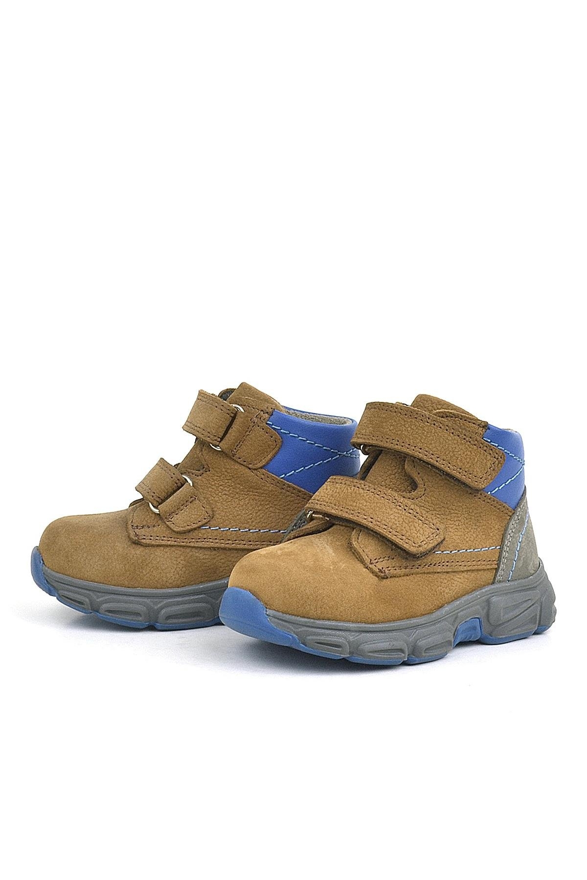 Hakiki Deri Taba Nubuk Bebek Spor Bot Ayakkabı - Görsel 4