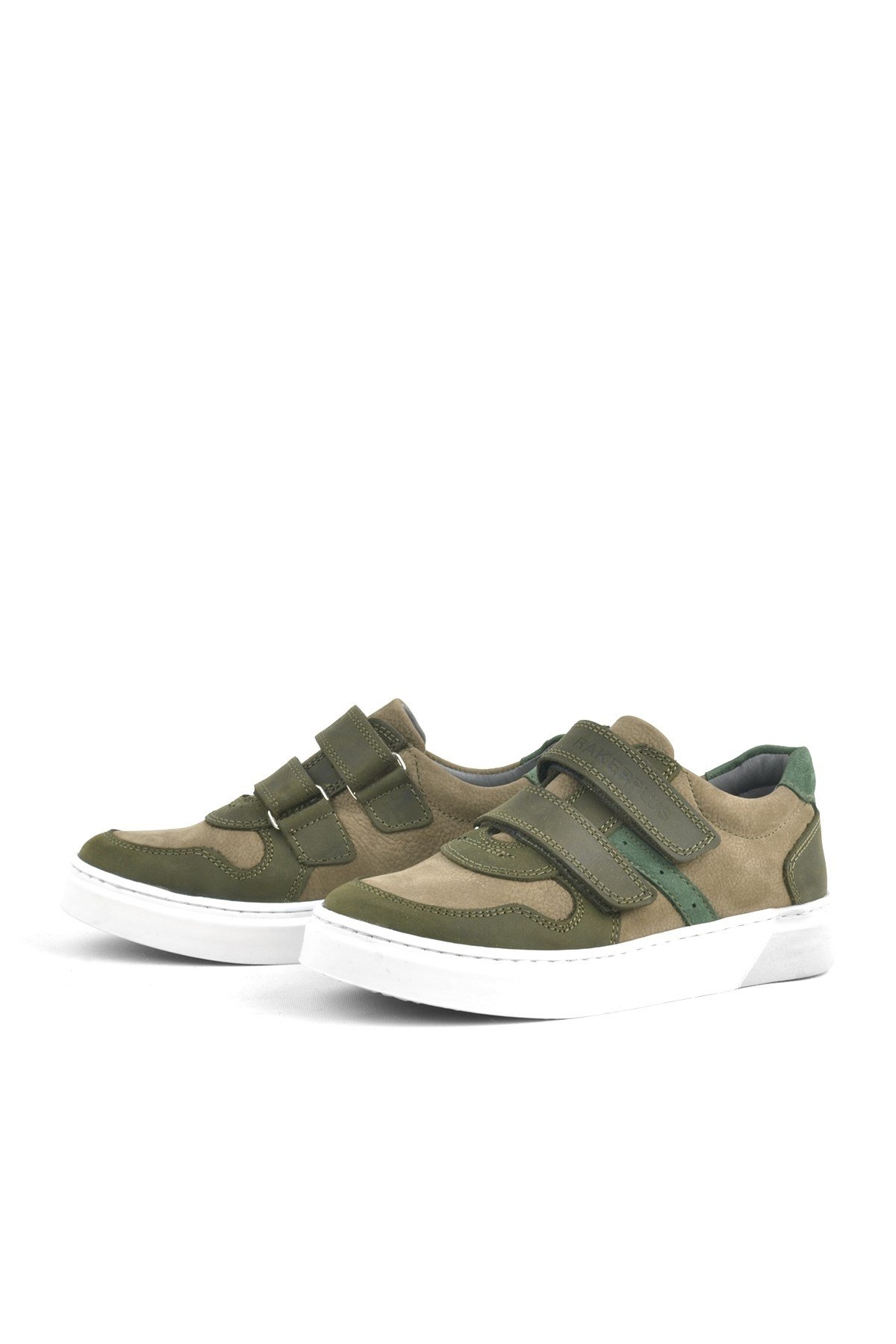 Hakiki Deri Haki Cırtlı Erkek Çocuk Sneaker - Görsel 5